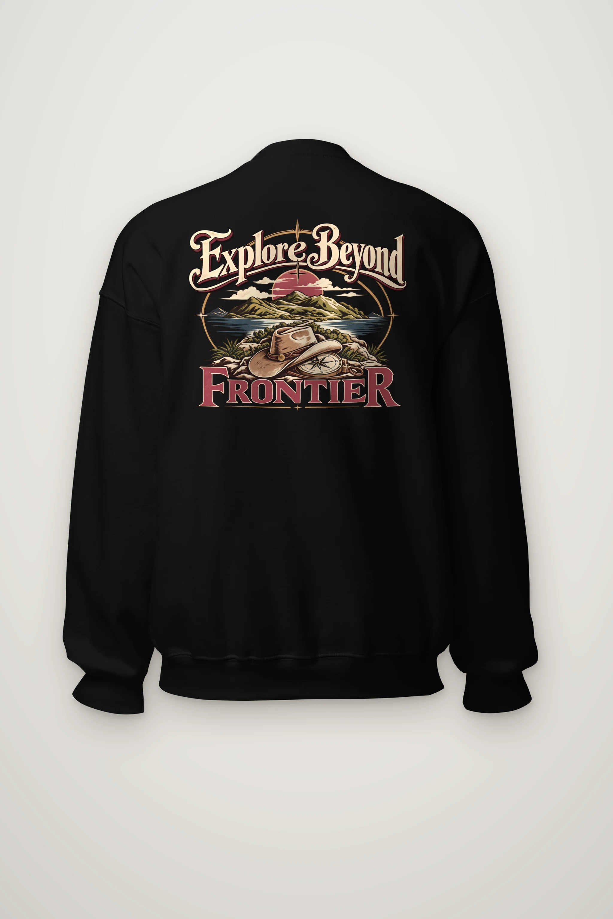 "Compass Range" Heavy Blend Unisex Crewneck Sweatshirt