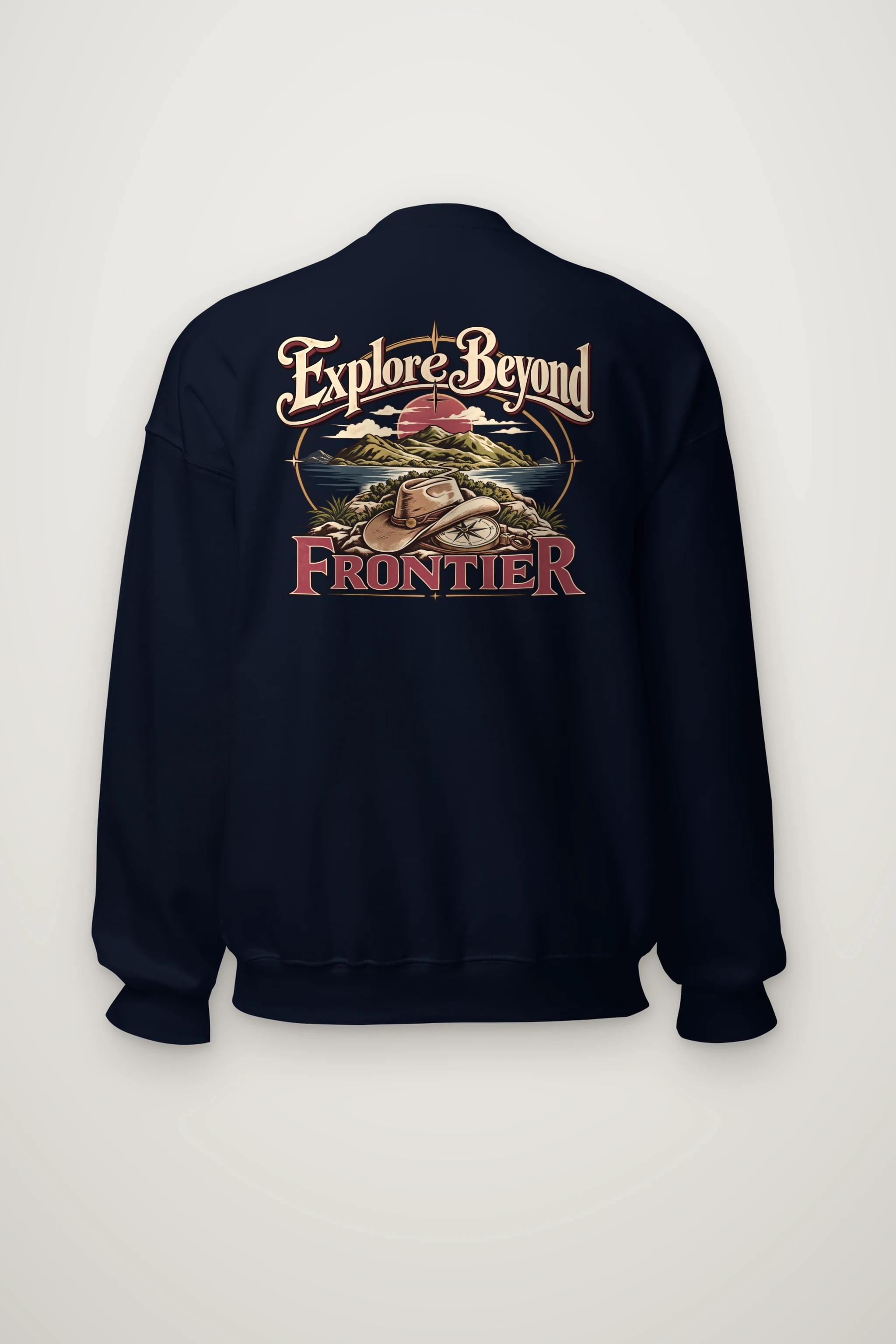 "Compass Range" Heavy Blend Unisex Crewneck Sweatshirt