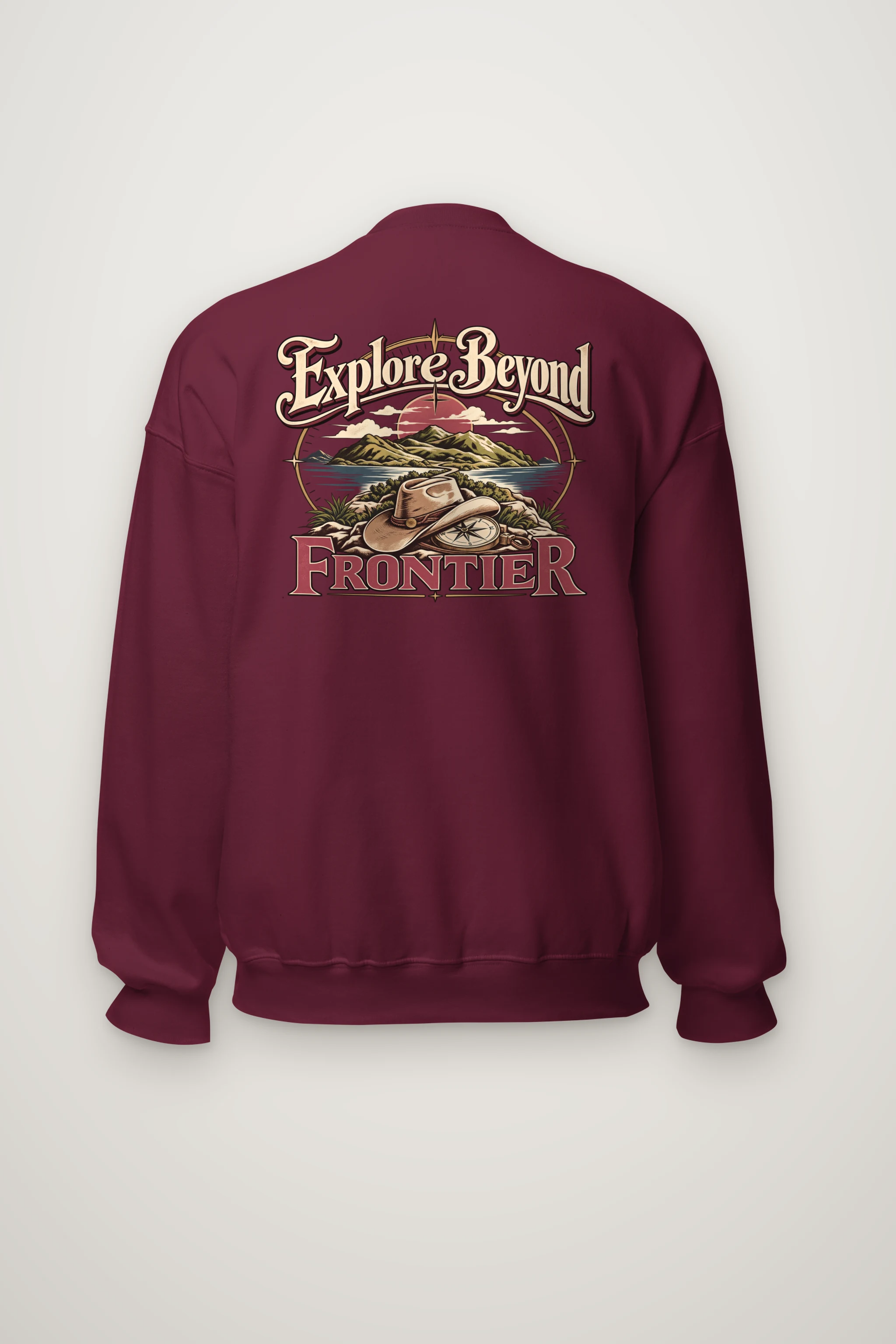 "Compass Range" Heavy Blend Unisex Crewneck Sweatshirt