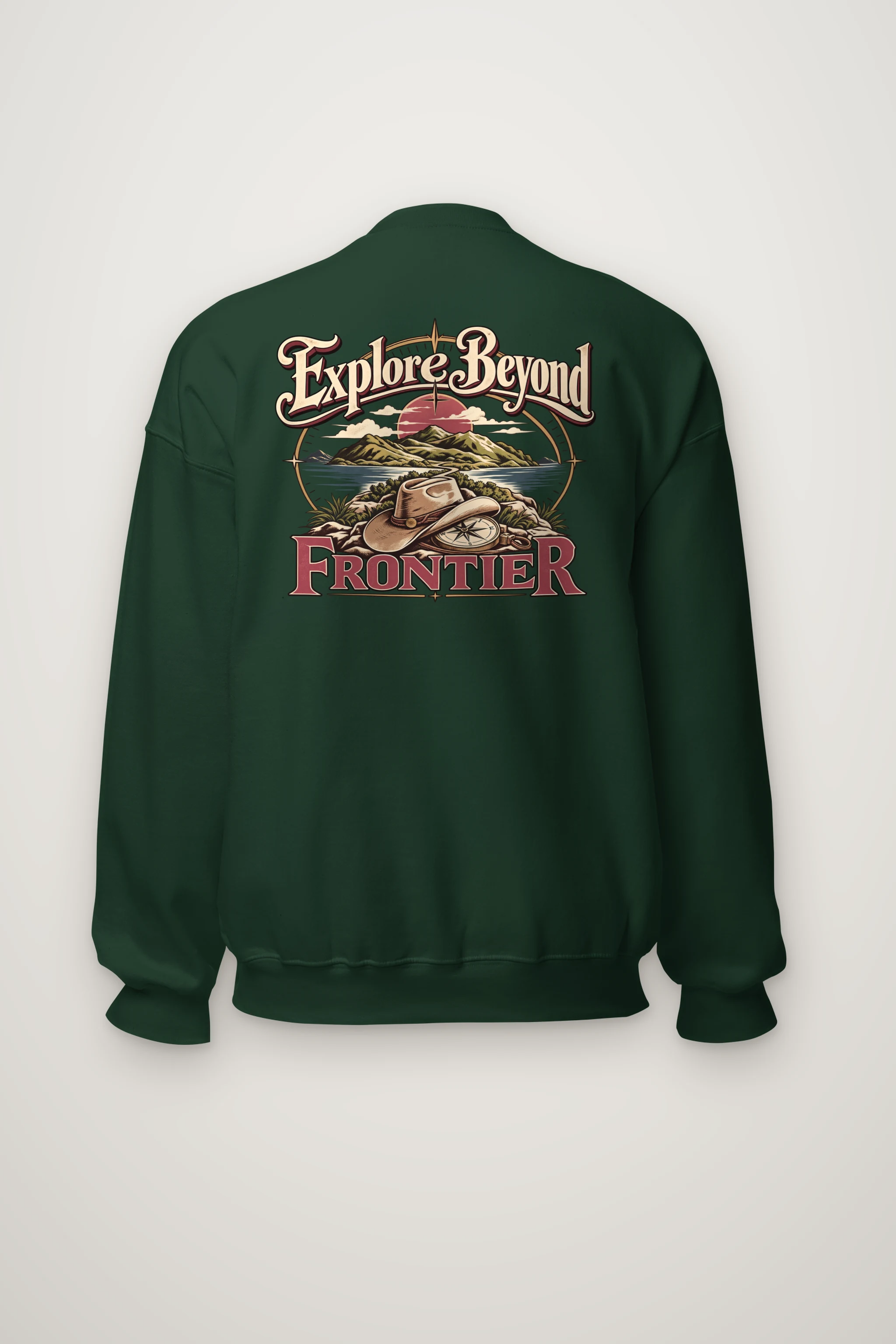 "Compass Range" Heavy Blend Unisex Crewneck Sweatshirt