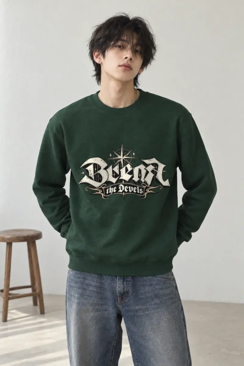 "Compass Star Banner" Heavy Blend Unisex Crewneck Sweatshirt