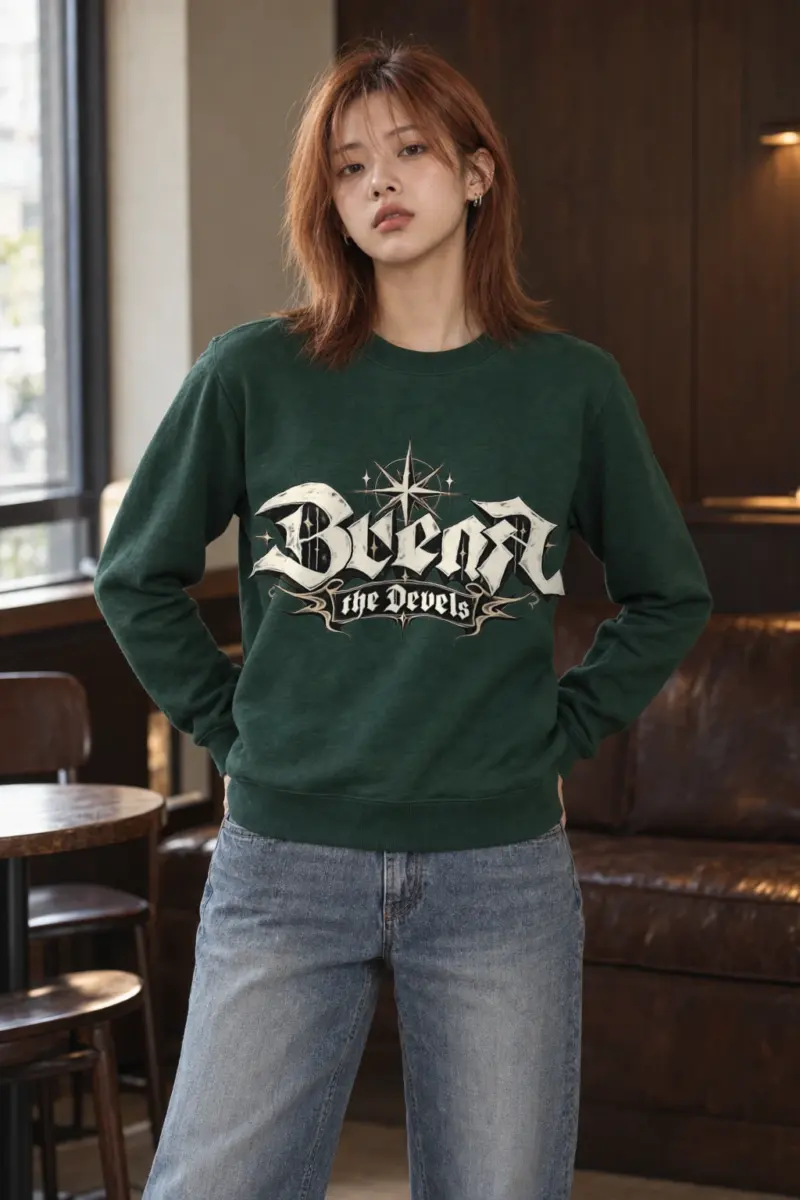 "Compass Star Banner" Heavy Blend Unisex Crewneck Sweatshirt