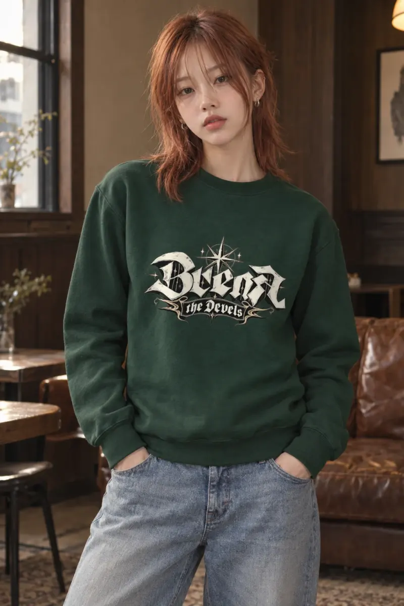 "Compass Star Banner" Heavy Blend Unisex Crewneck Sweatshirt