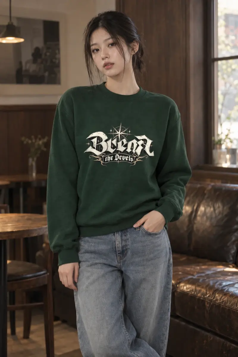"Compass Star Banner" Heavy Blend Unisex Crewneck Sweatshirt