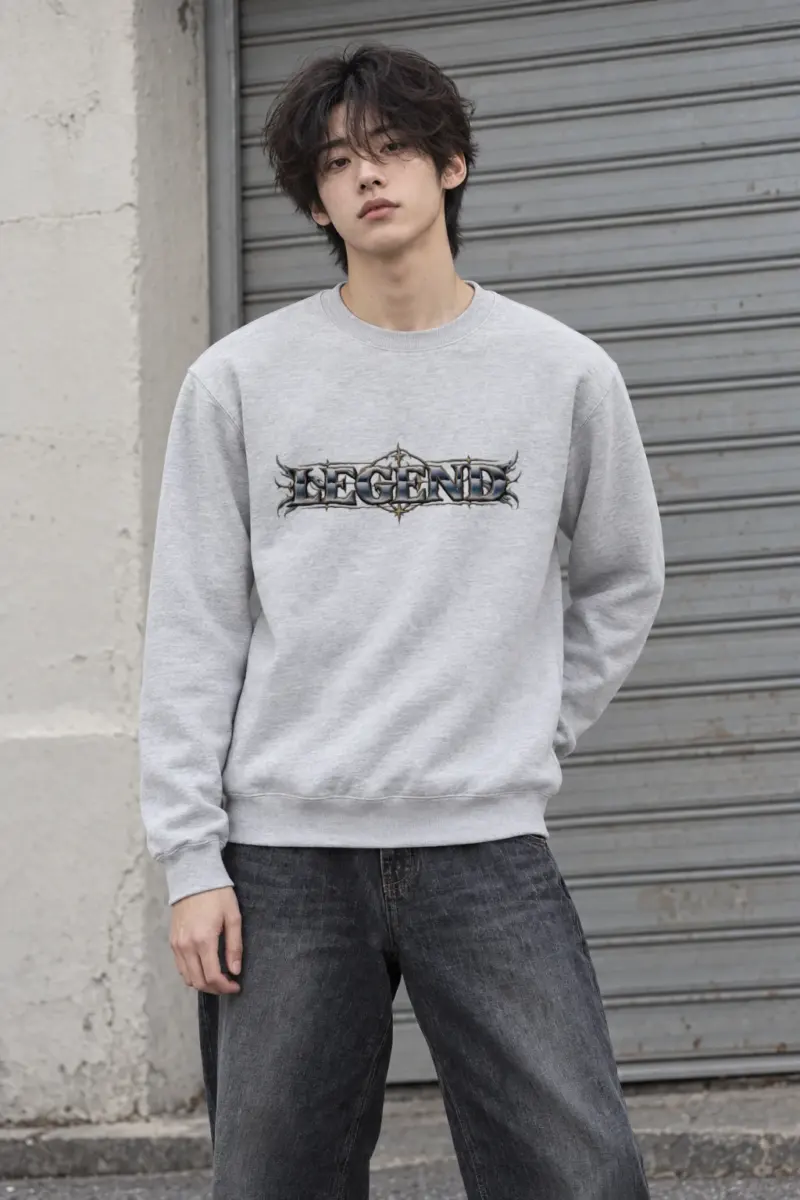 "Compass Star Filigree" Heavy Blend Unisex Crewneck Sweatshirt | Gildan 18000