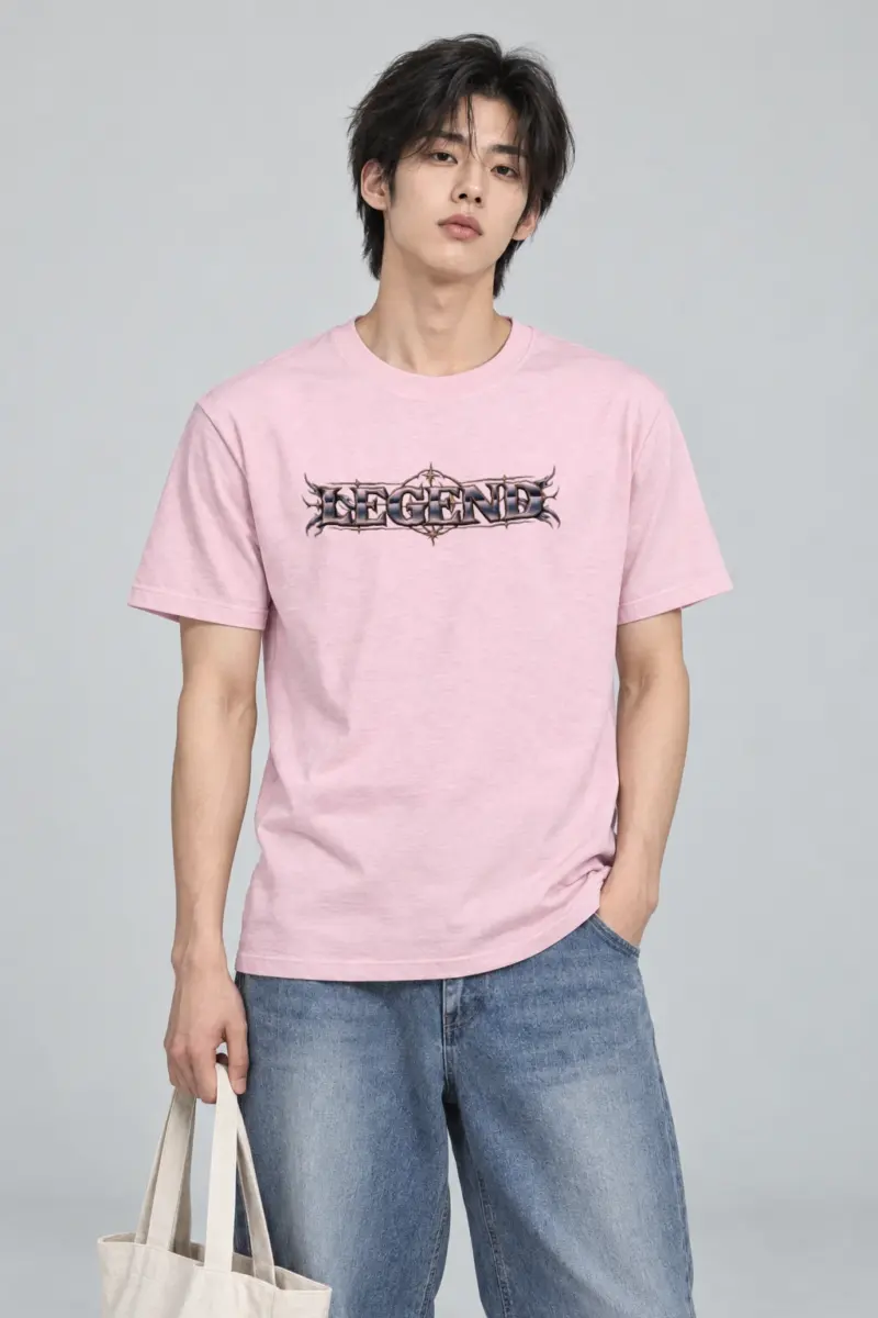 "Compass Star Filigree" Heavyweight Unisex Crewneck T-shirt