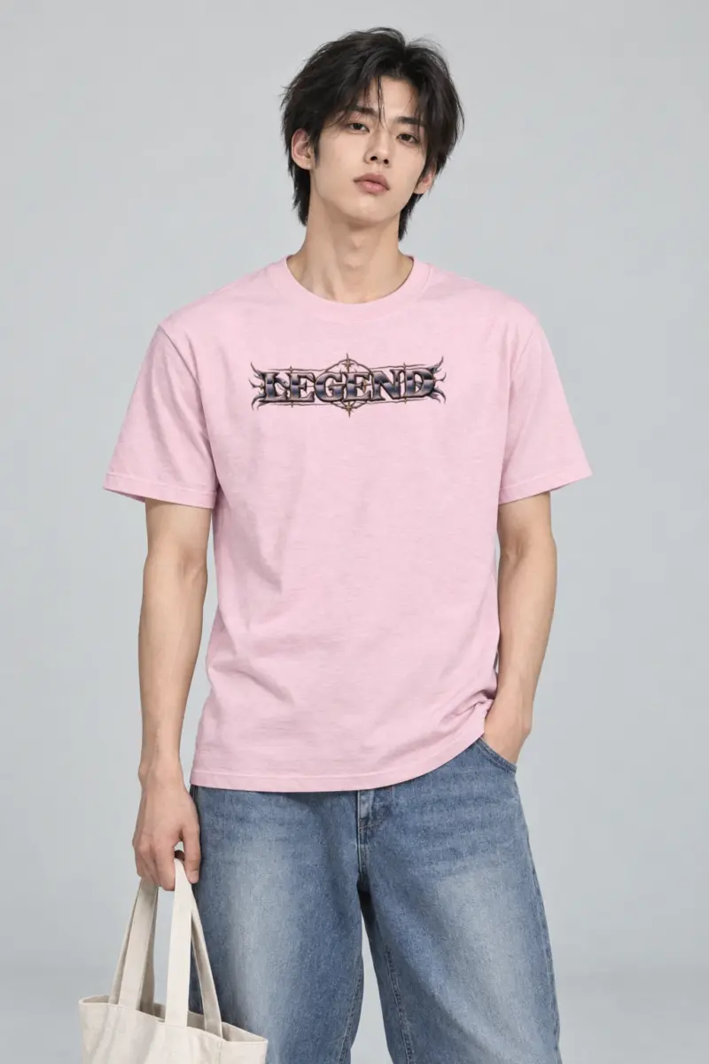 "Compass Star Filigree" Heavyweight Unisex Crewneck T-shirt