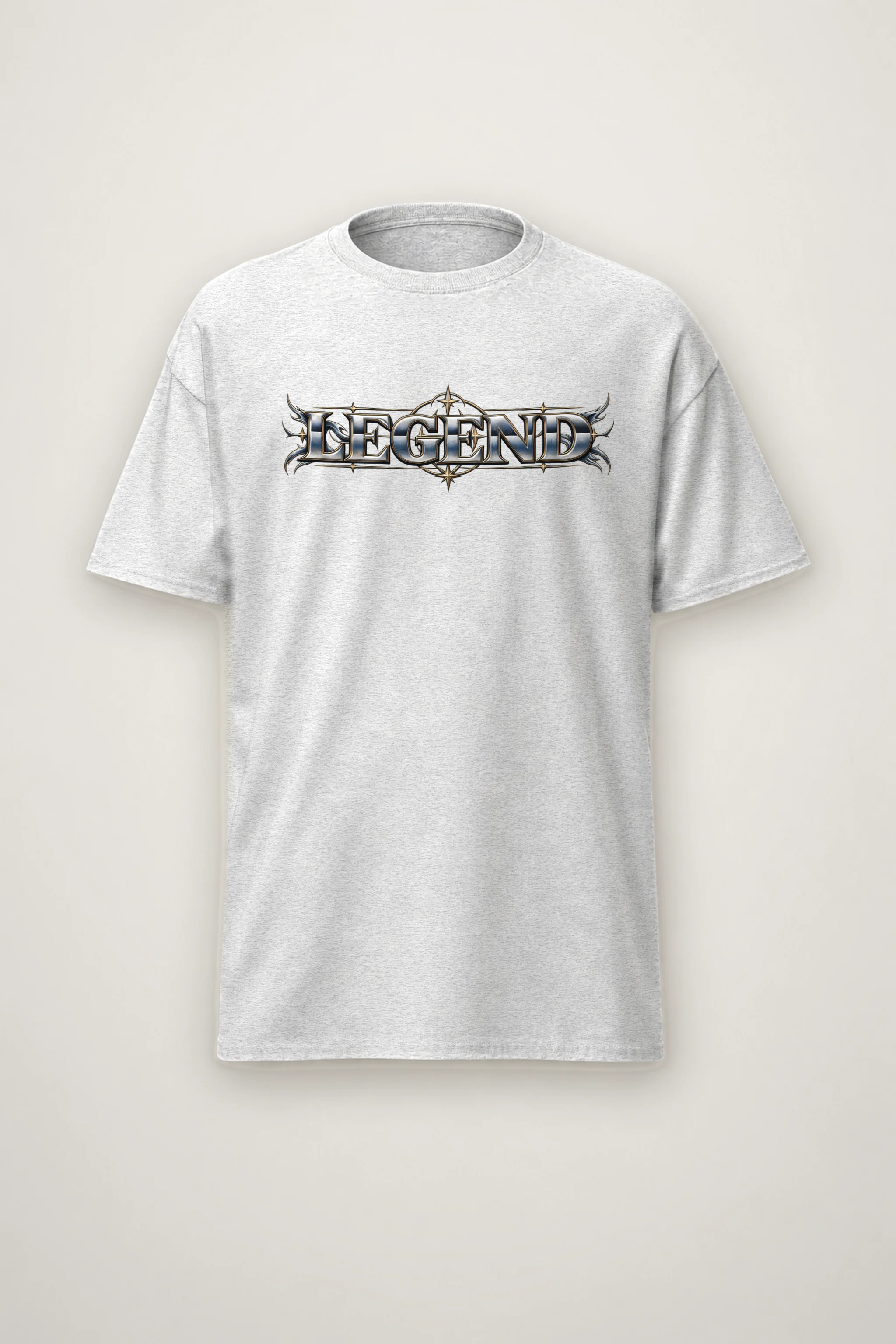 "Compass Star Filigree" Heavyweight Unisex Crewneck T-shirt