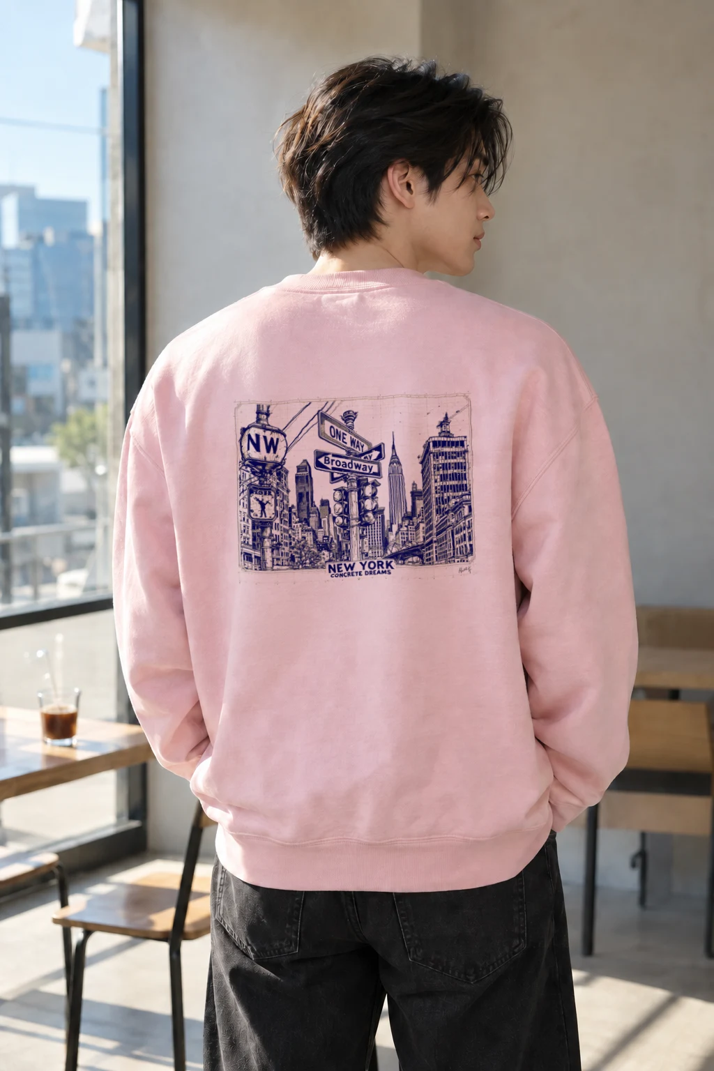 "Concrete Dreams" Heavy Blend Unisex Crewneck Sweatshirt | Gildan 18000