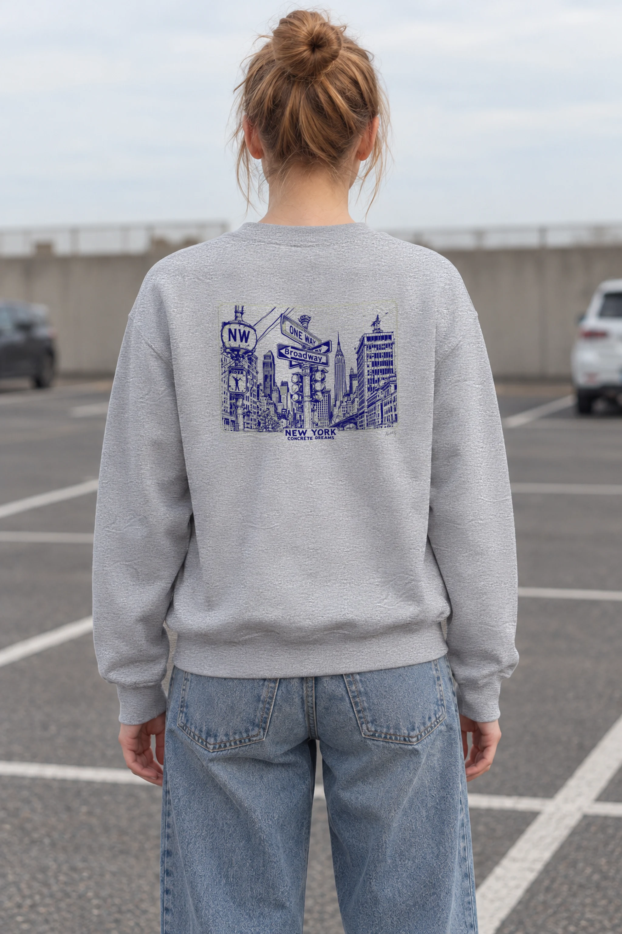 "Concrete Dreams" 1 Crewneck Sweatshirt