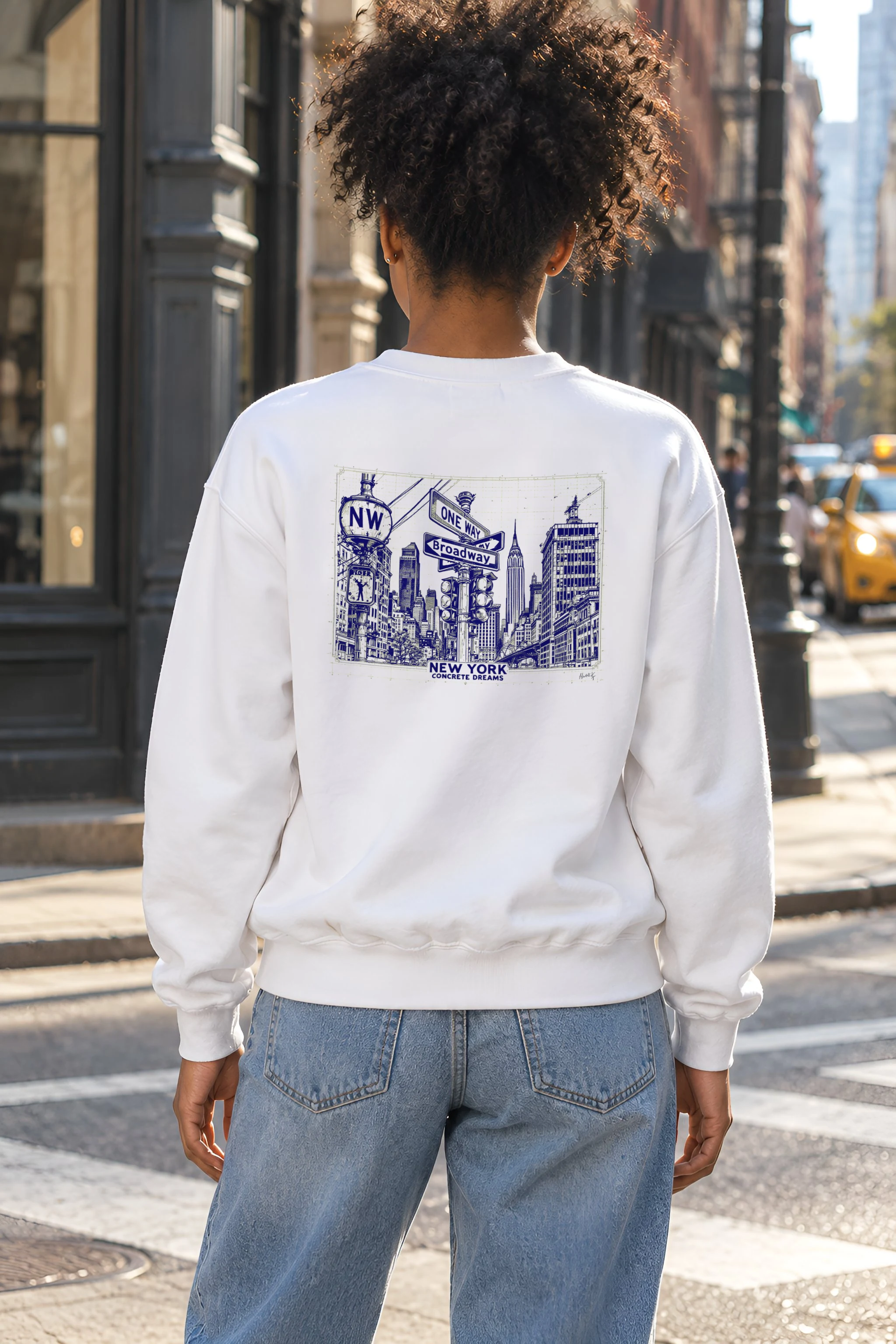 "Concrete Dreams" 1 Crewneck Sweatshirt