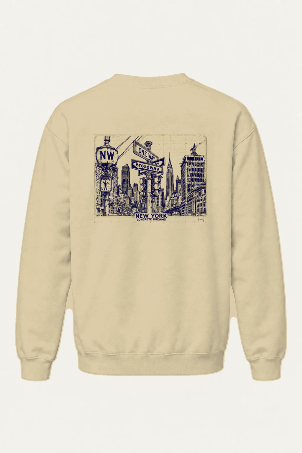 "Concrete Dreams" Heavy Blend Unisex Crewneck Sweatshirt | Gildan 18000