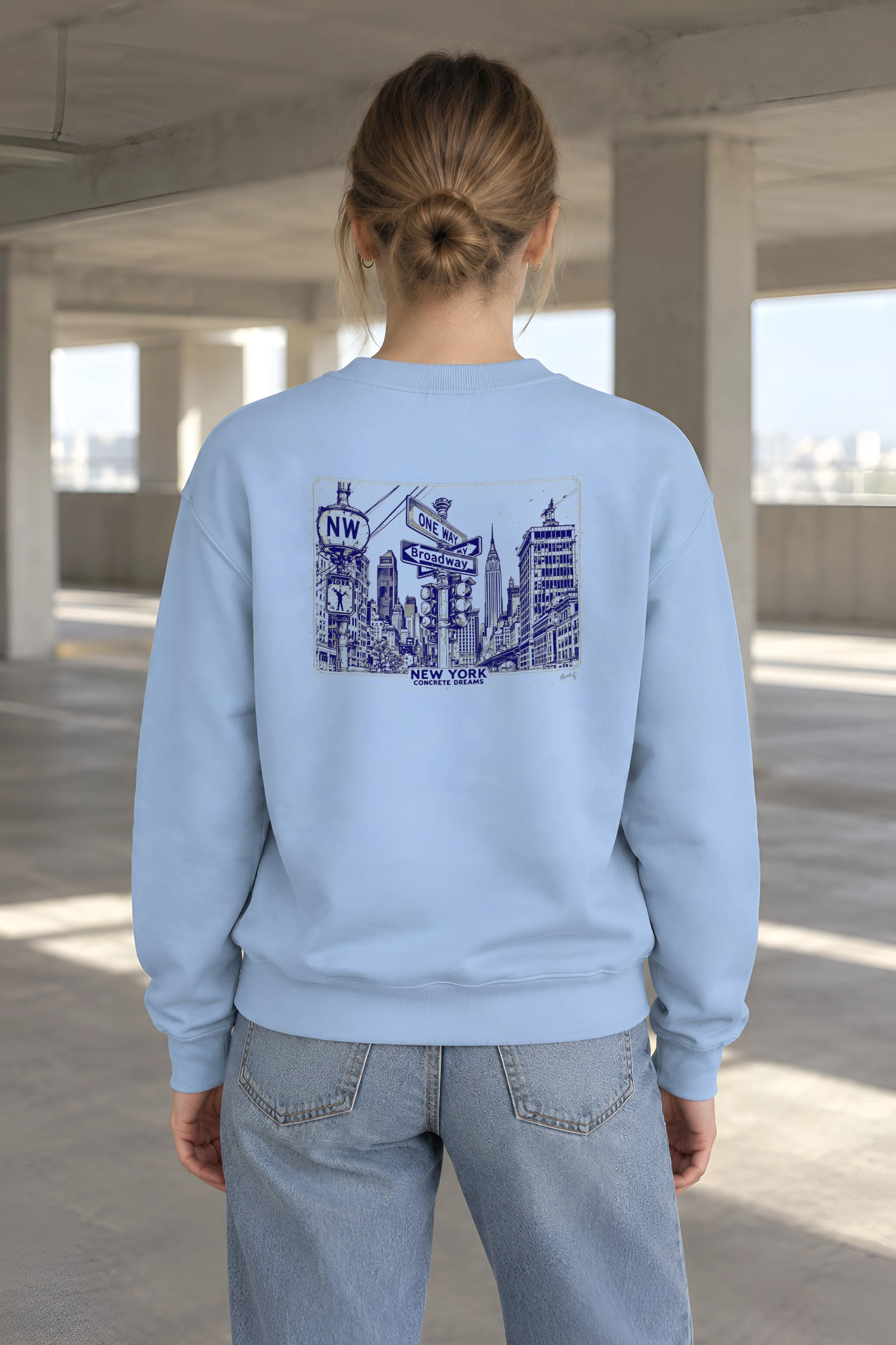 "Concrete Dreams" 1 Crewneck Sweatshirt