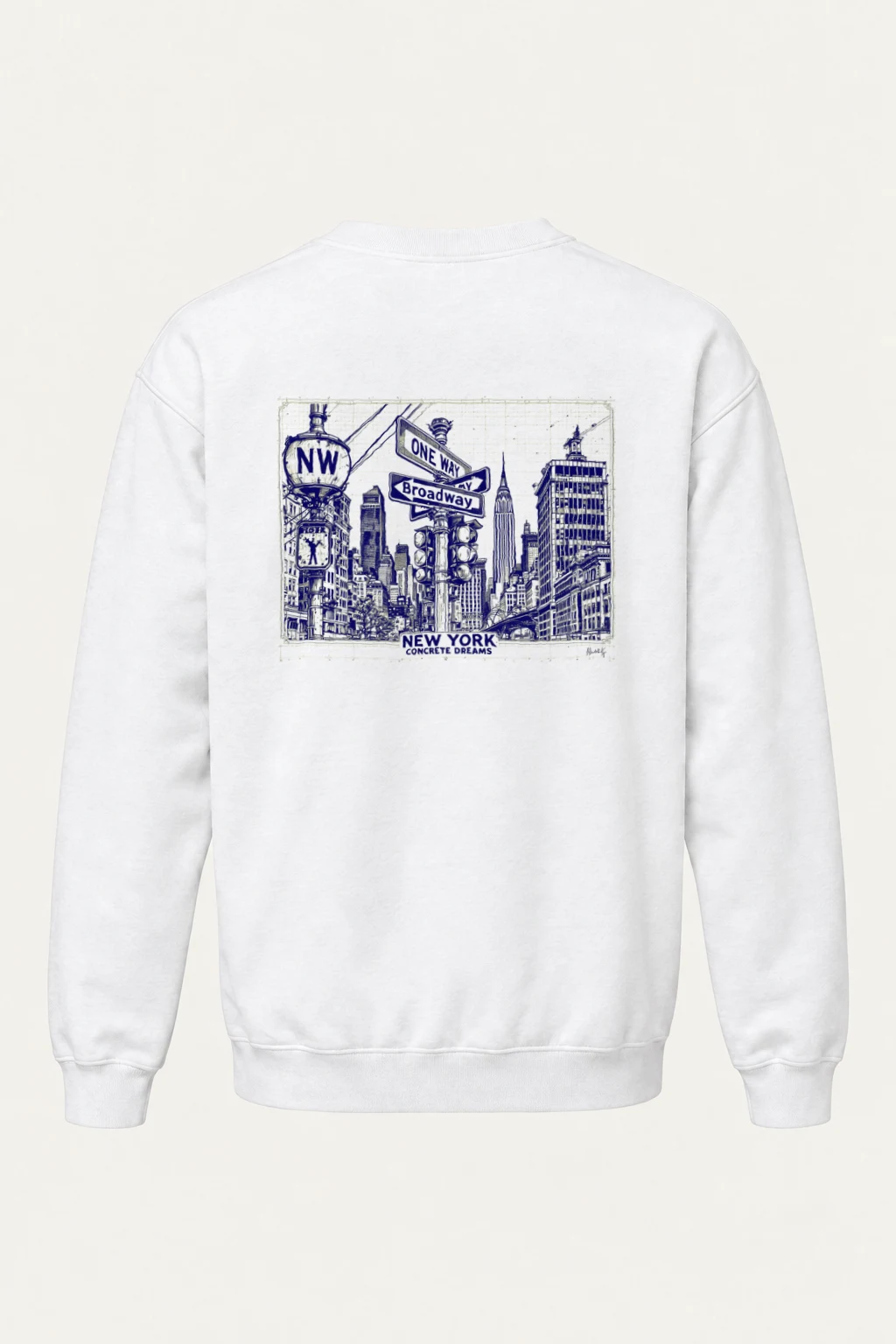"Concrete Dreams" Heavy Blend Unisex Crewneck Sweatshirt | Gildan 18000