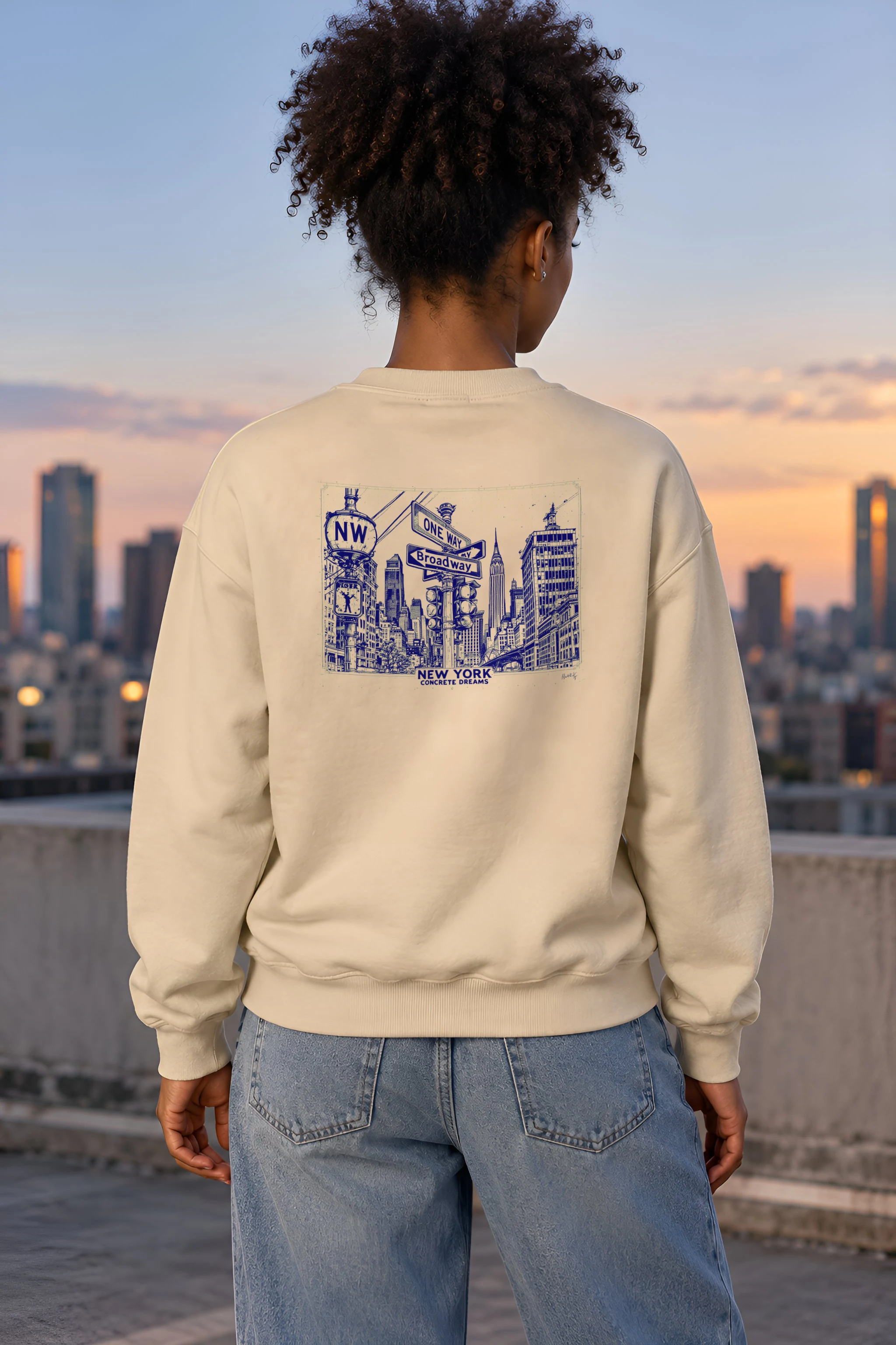 "Concrete Dreams" 1 Crewneck Sweatshirt