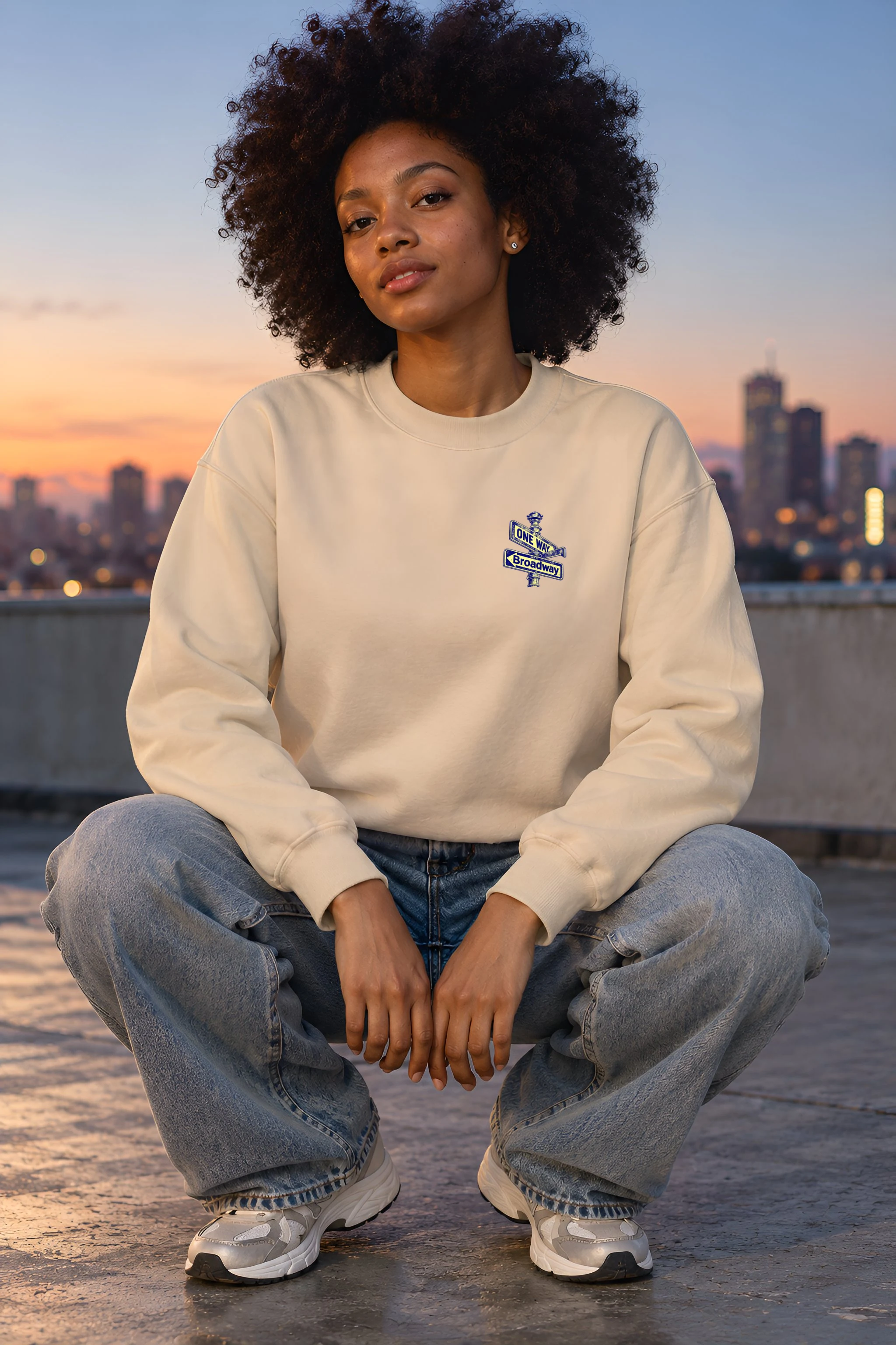"Concrete Dreams" 1 Crewneck Sweatshirt