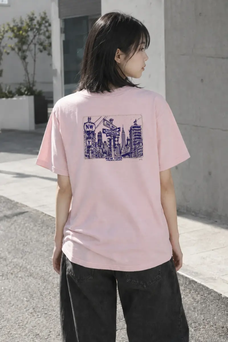 "Concrete Dreams" Heavyweight Unisex Crewneck T-shirt | Gildan 5000