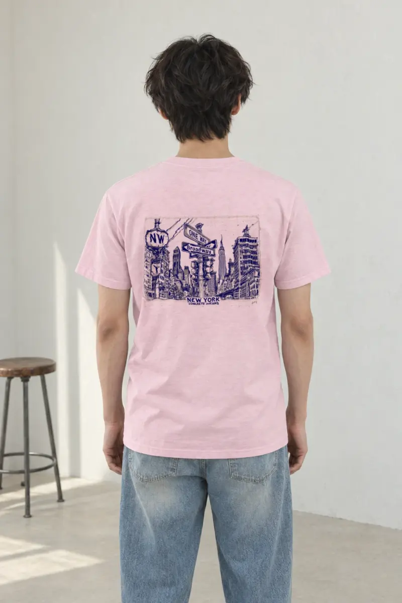 "Concrete Dreams" Heavyweight Unisex Crewneck T-shirt | Gildan 5000
