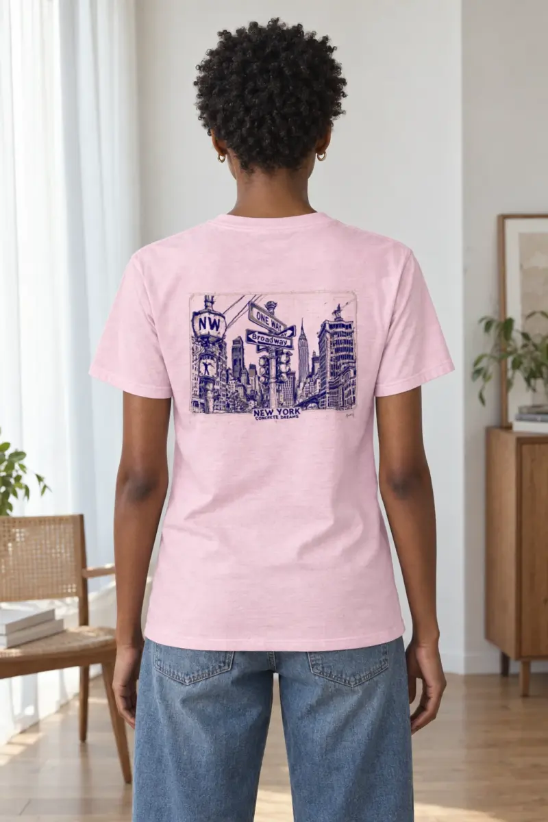 "Concrete Dreams" Heavyweight Unisex Crewneck T-shirt | Gildan 5000