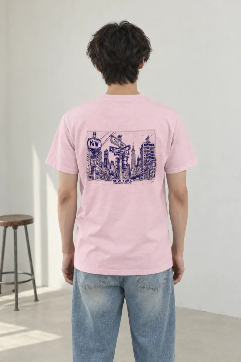 "Concrete Dreams" Heavyweight Unisex Crewneck T-shirt