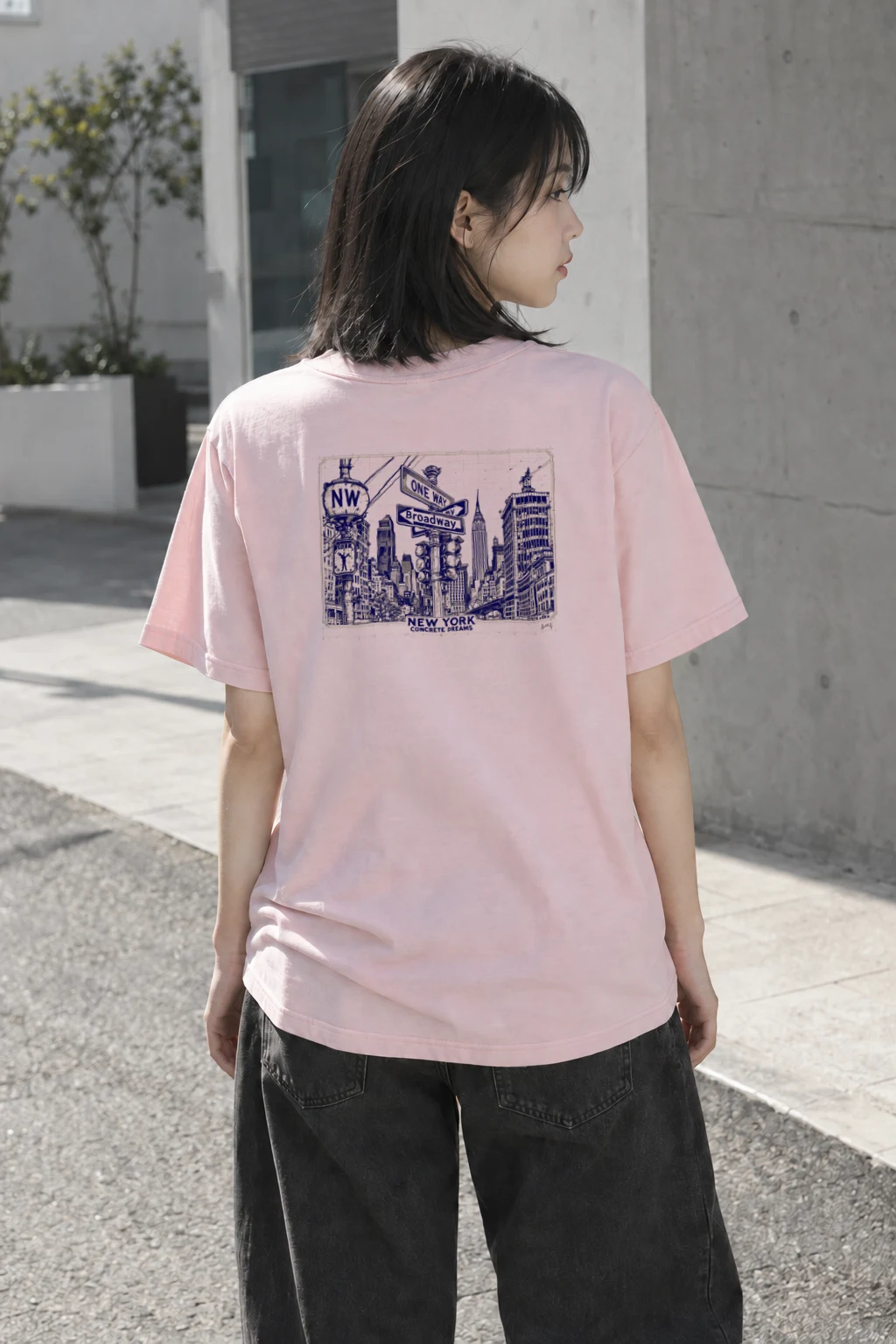 "Concrete Dreams" Heavyweight Unisex Crewneck T-shirt | Gildan 5000