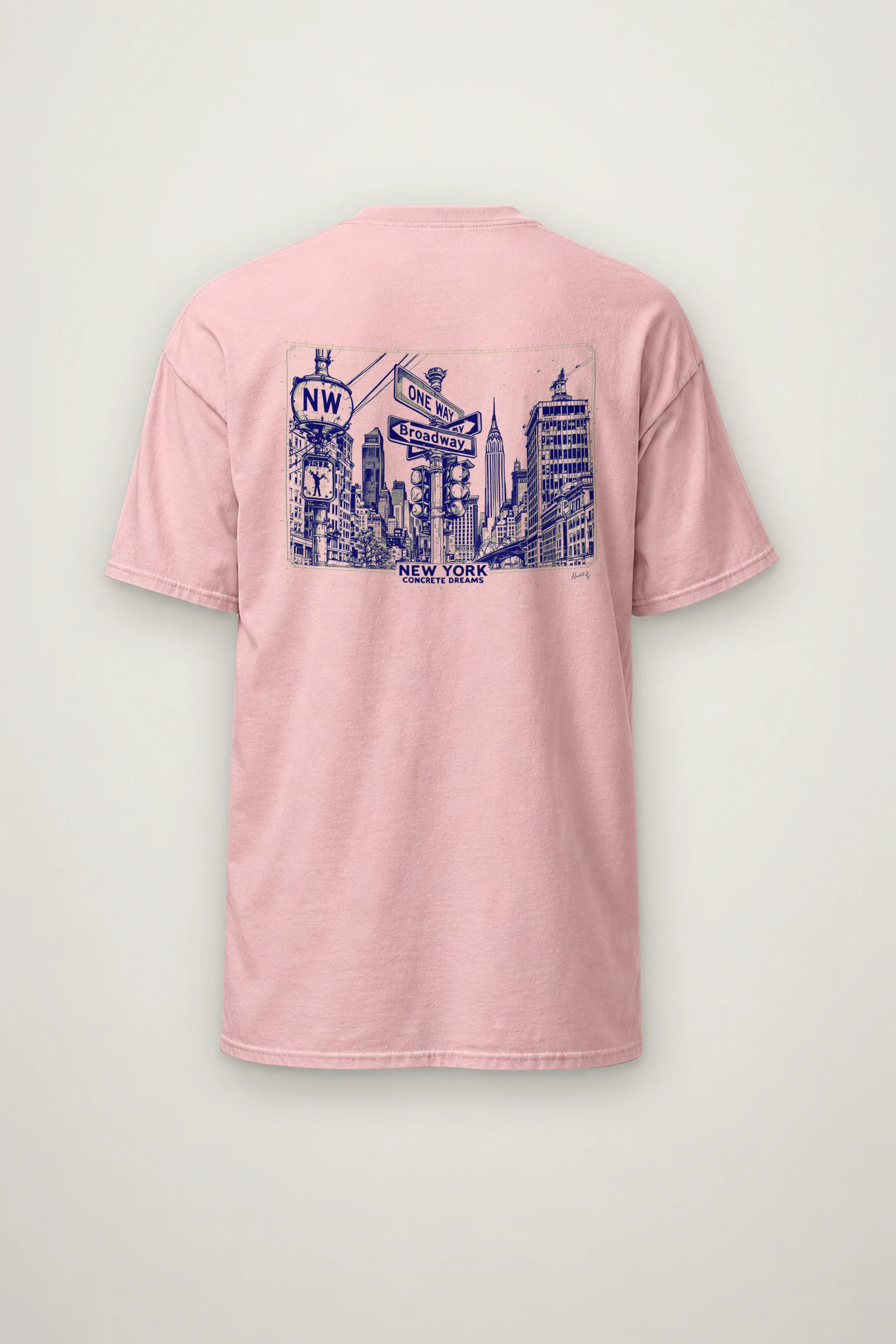 "Concrete Dreams" Heavyweight Unisex Crewneck T-shirt