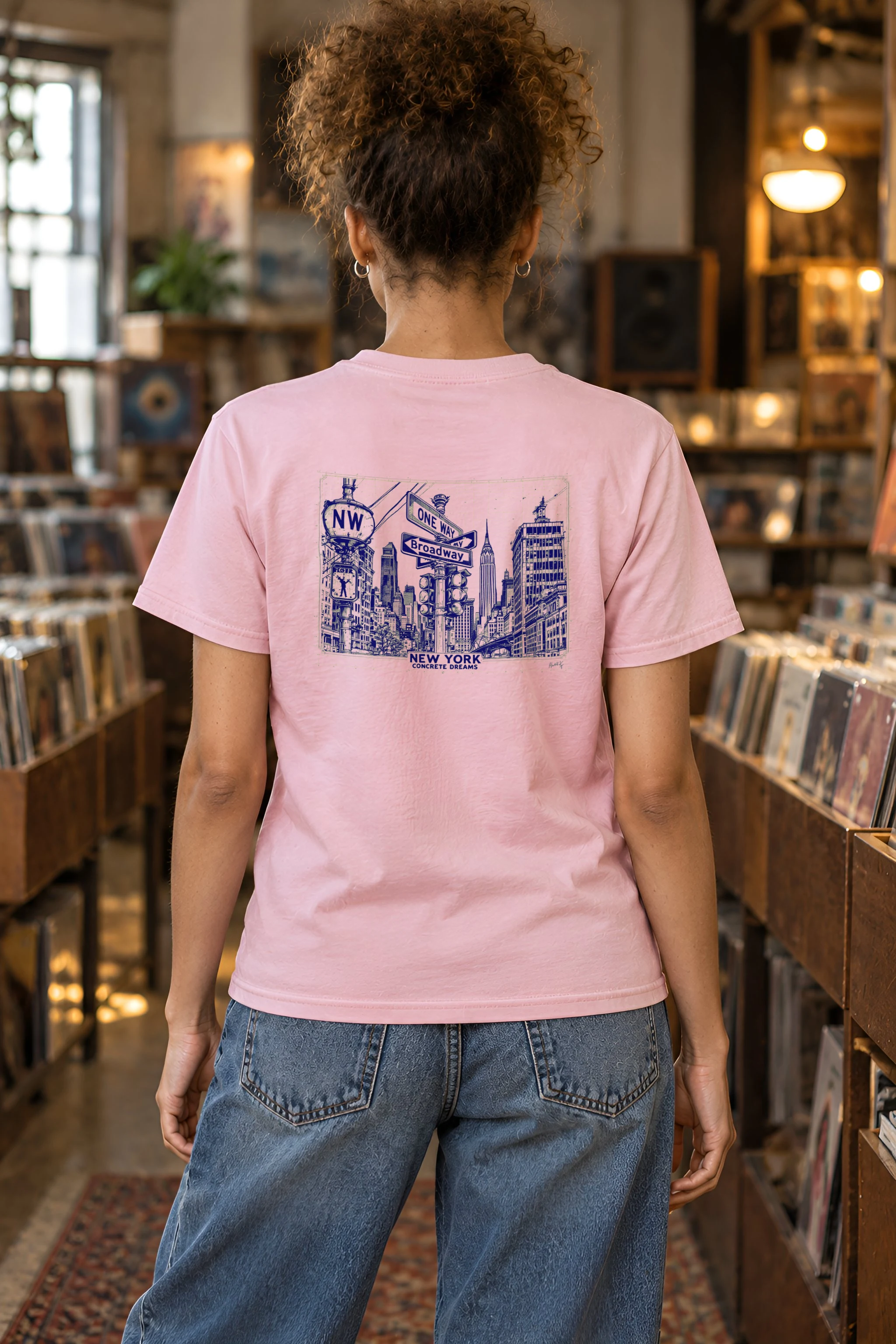 "Concrete Dreams" Heavyweight Unisex Crewneck T-shirt