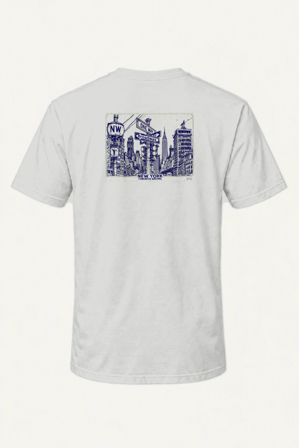 "Concrete Dreams" Heavyweight Unisex Crewneck T-shirt | Gildan 5000