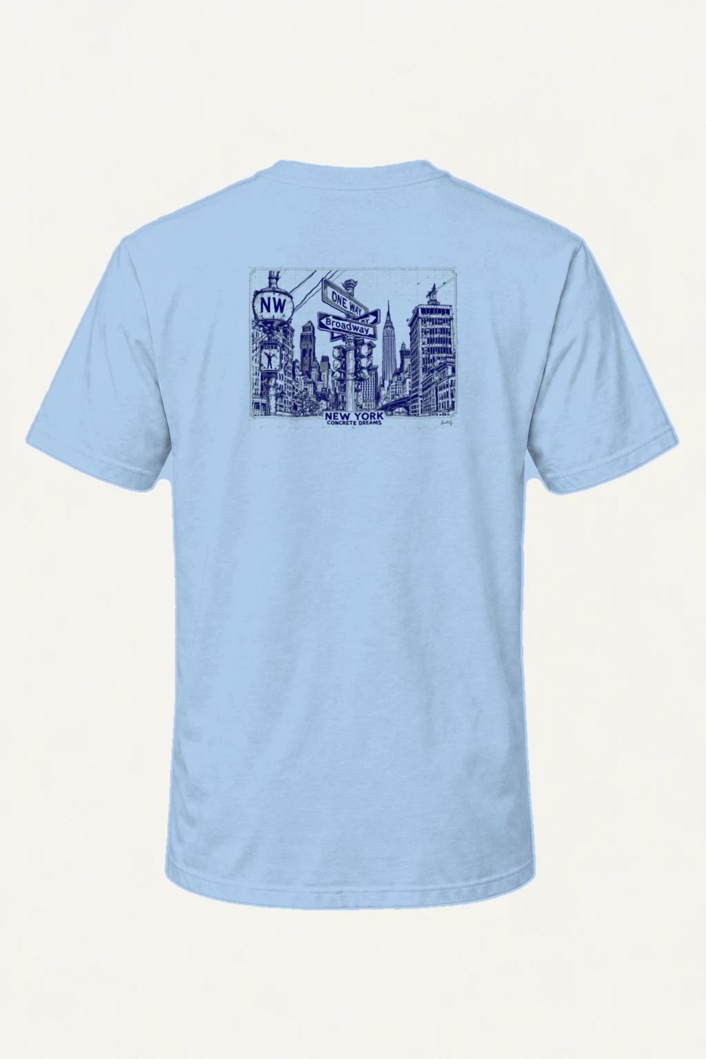 "Concrete Dreams" Heavyweight Unisex Crewneck T-shirt | Gildan 5000