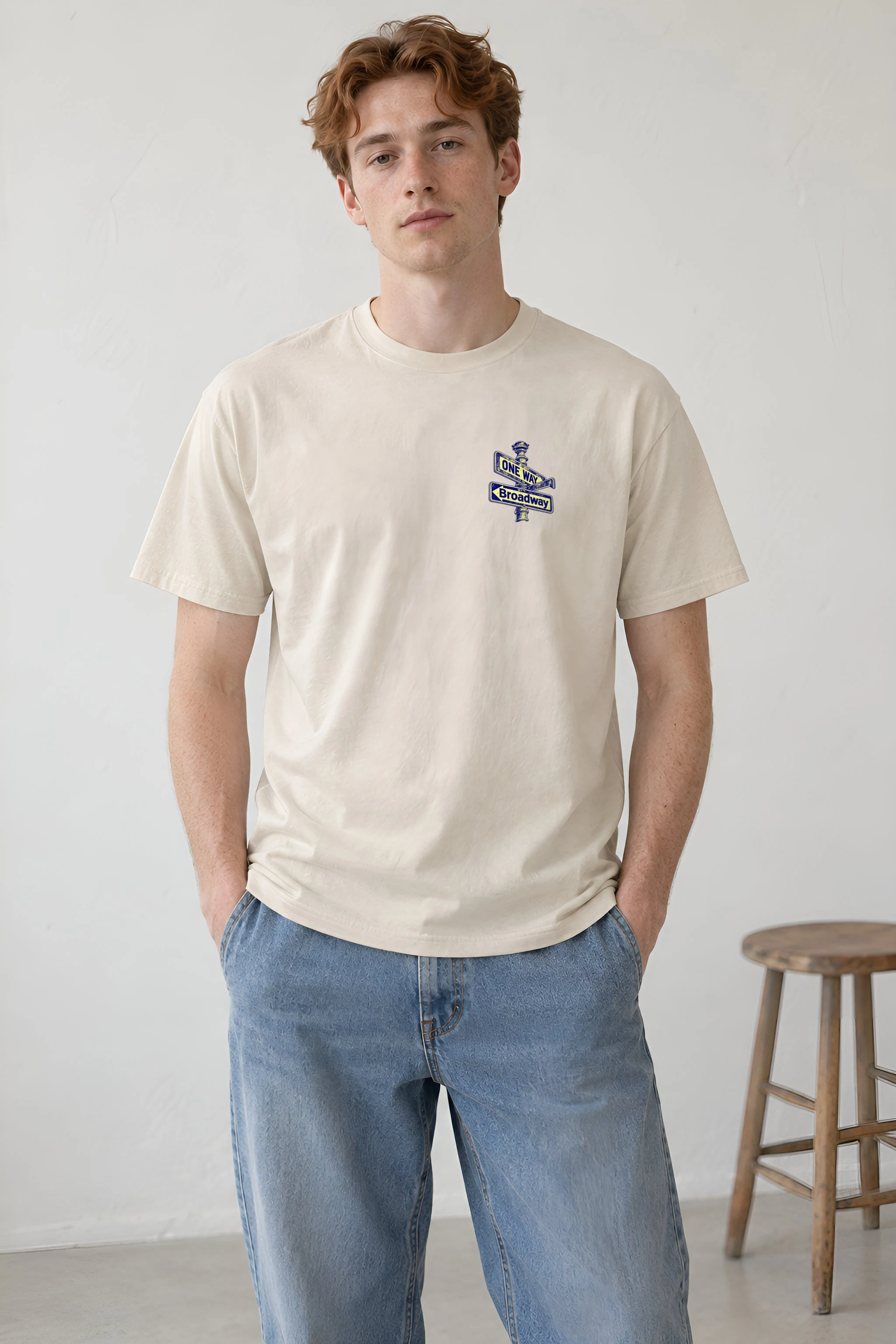 "Concrete Dreams" Heavyweight Unisex Crewneck T-shirt