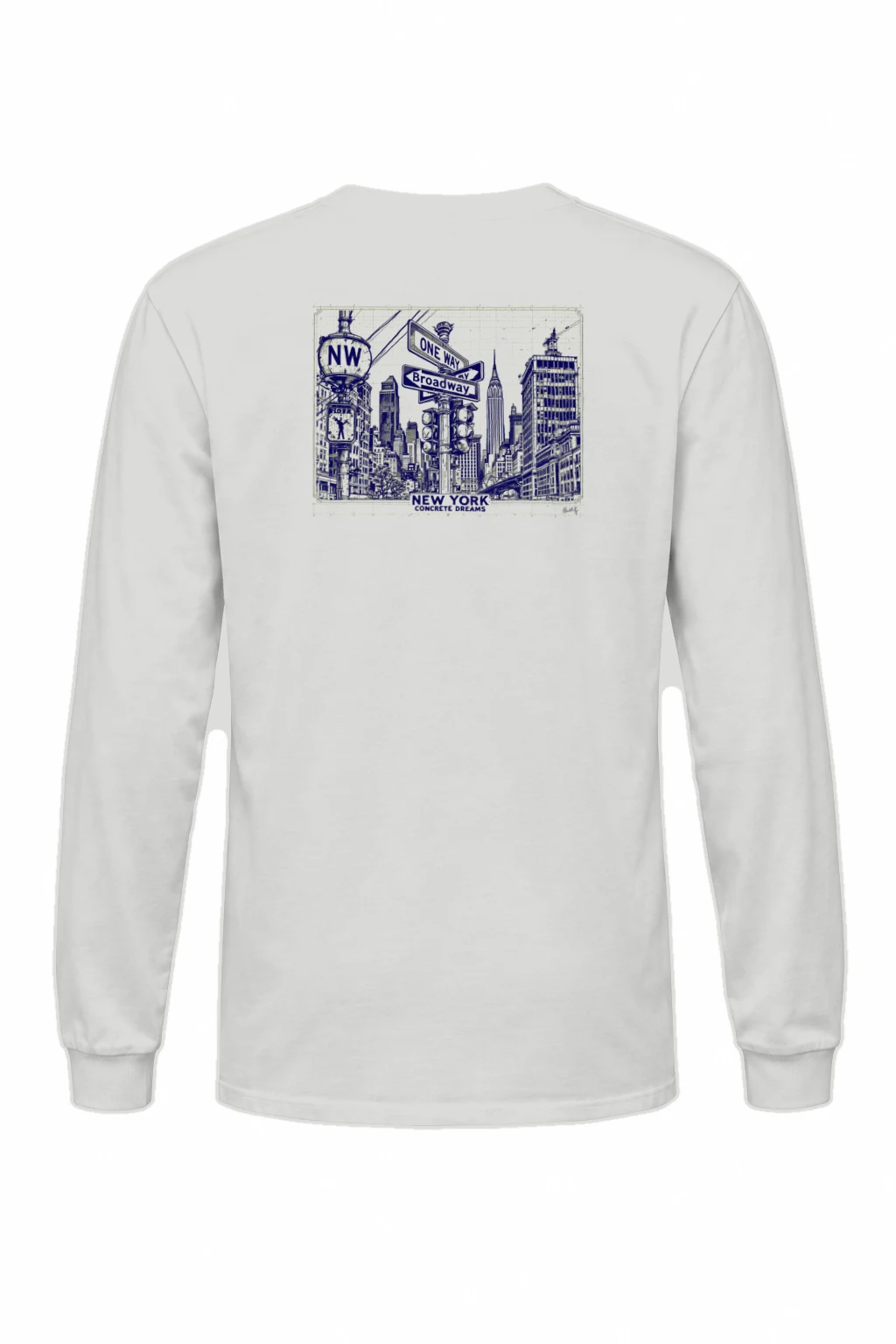"Concrete Dreams" Unisex Longsleeve T-shirt | Gildan 2400