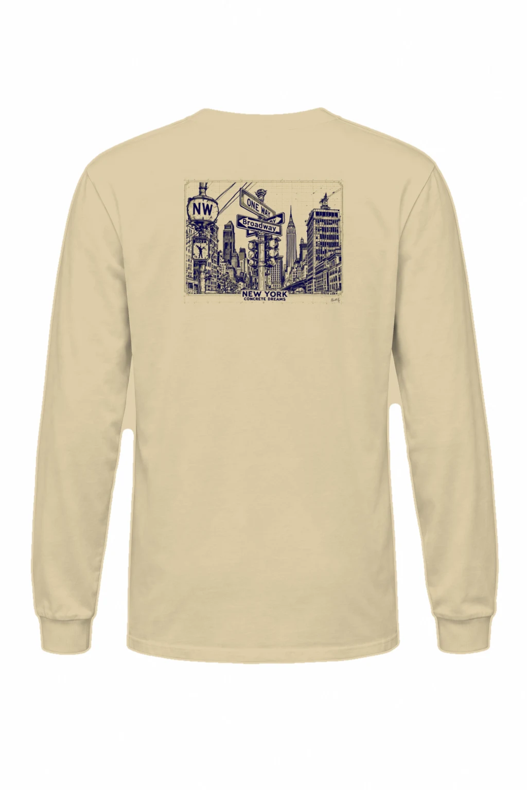 "Concrete Dreams" Unisex Longsleeve T-shirt | Gildan 2400