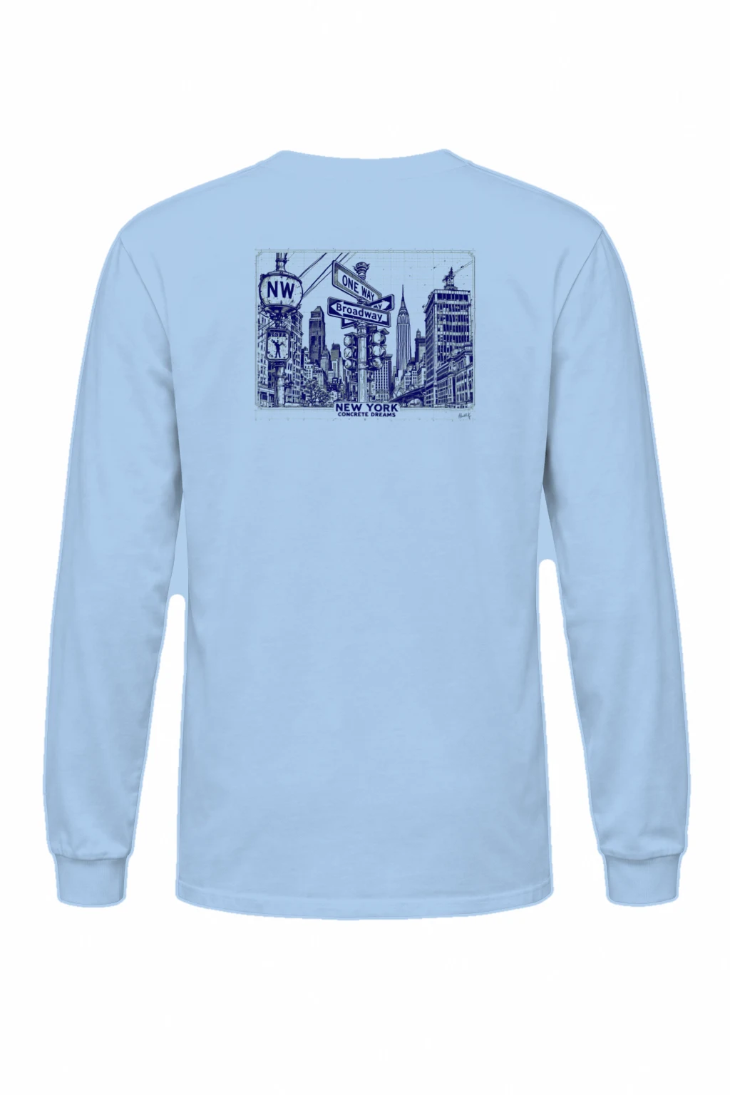 "Concrete Dreams" Unisex Longsleeve T-shirt | Gildan 2400