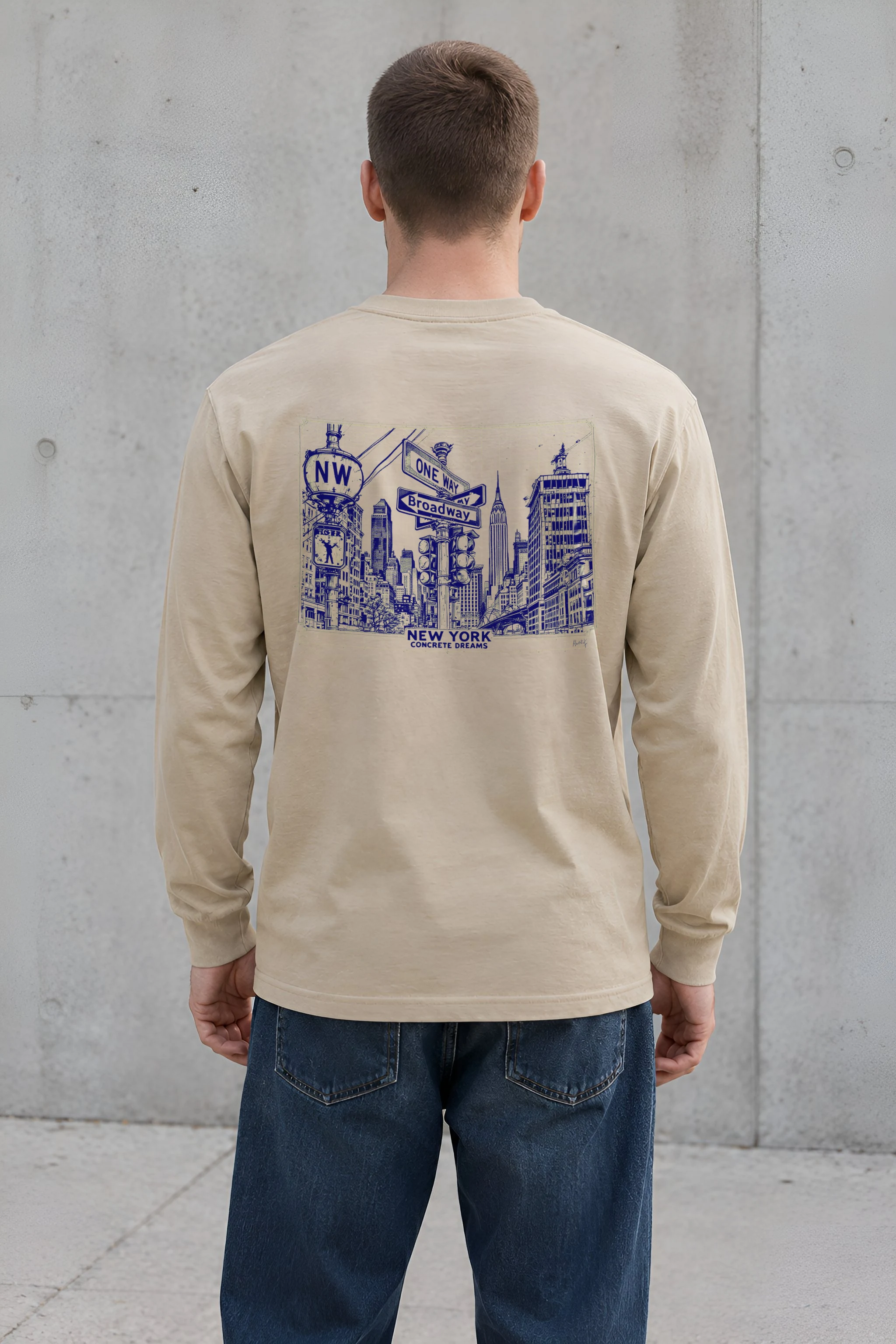 "Concrete Dreams" Unisex Longsleeve T-shirt