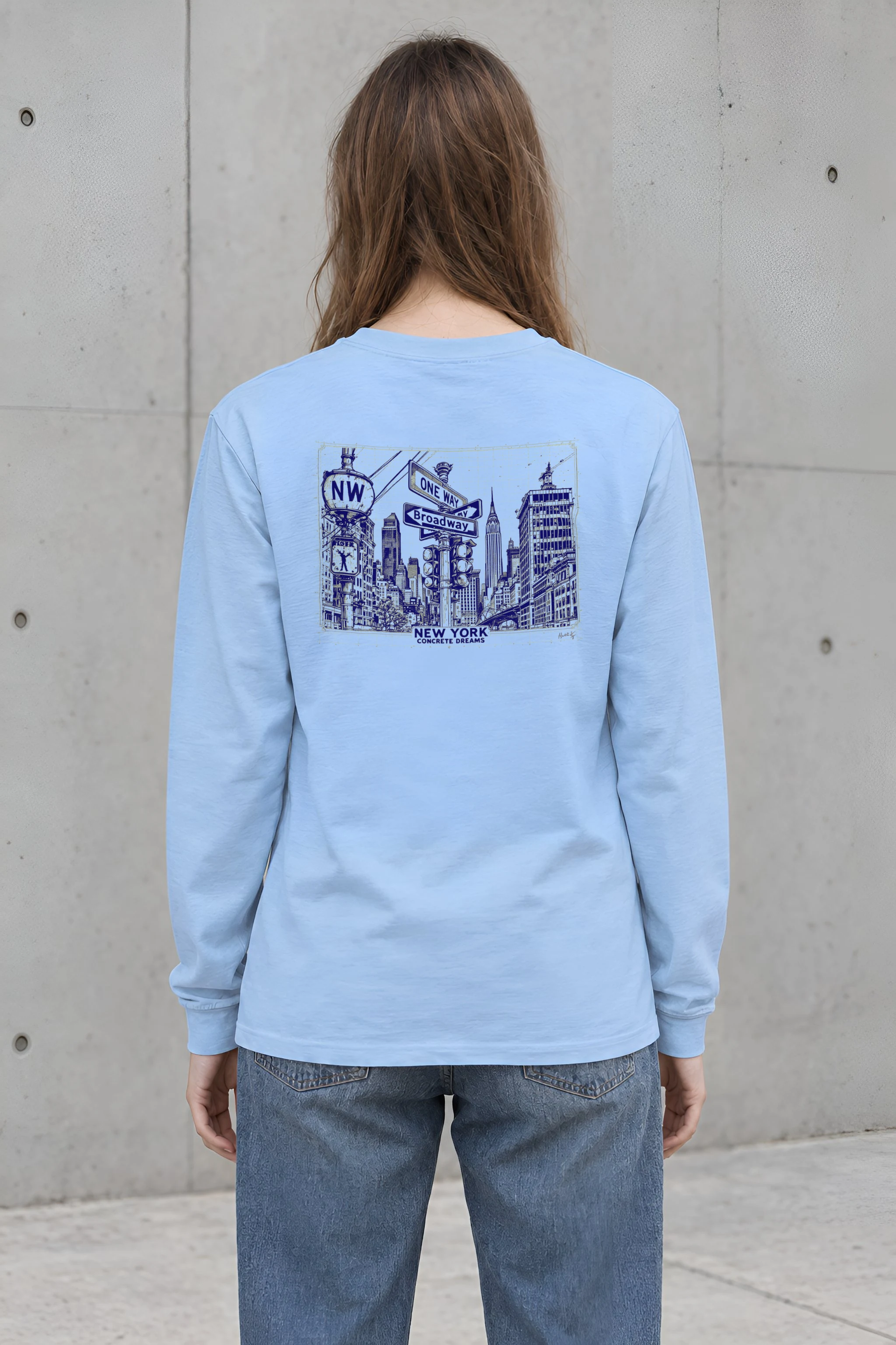 "Concrete Dreams" Unisex Longsleeve T-shirt