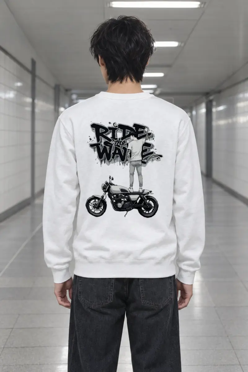 "Concrete Rider" Heavy Blend Unisex Crewneck Sweatshirt