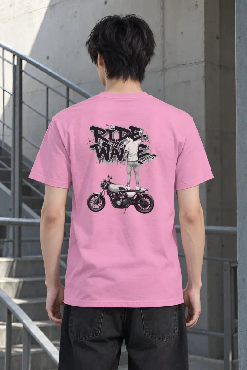 "Concrete Rider" Heavyweight Unisex Crewneck T-shirt