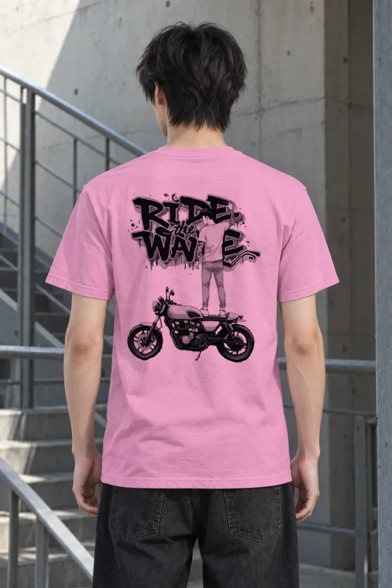 "Concrete Rider" Heavyweight Unisex Crewneck T-shirt | Gildan 5000