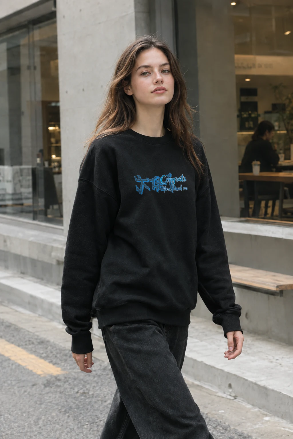 "Congrats! You Found Me" Heavy Blend Unisex Crewneck Sweatshirt | Gildan 18000