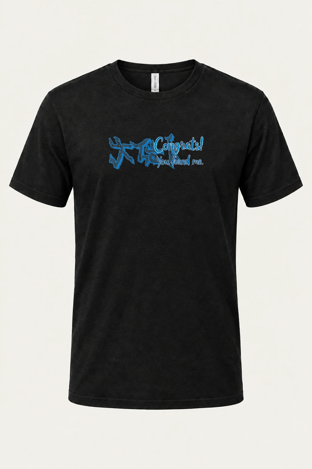 "Congrats! You Found Me." Heavyweight Unisex Crewneck T-shirt | Gildan 5000