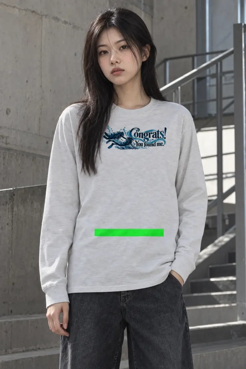 "Congrats You Found Me" Unisex Longsleeve T-shirt | Gildan 2400