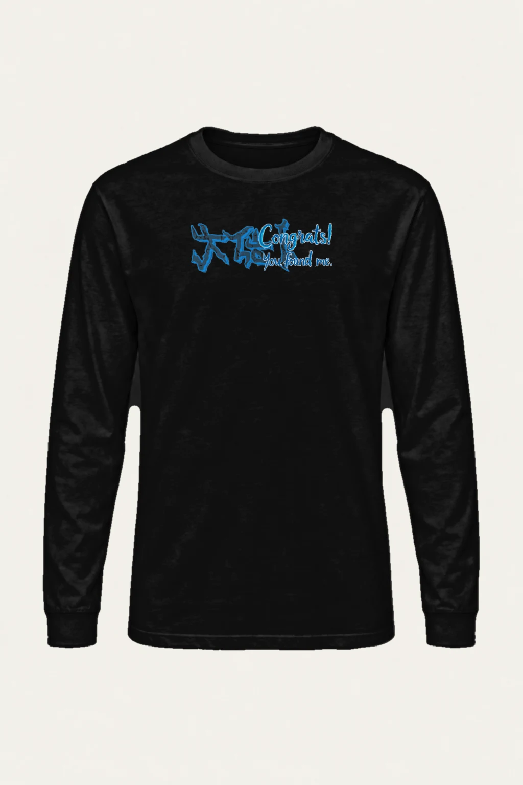 "Congrats! You Found Me" Unisex Longsleeve T-shirt | Gildan 2400