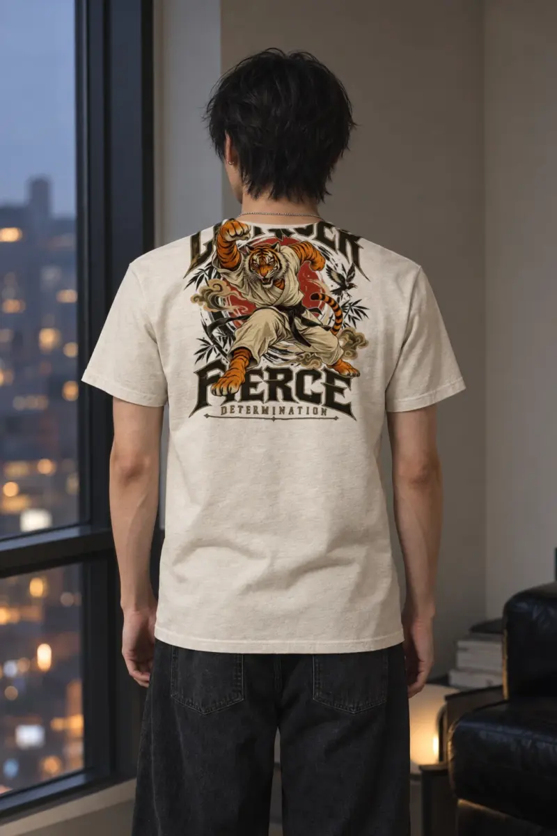 "Conquer Fierce Determination" Heavyweight Unisex Crewneck T-shirt