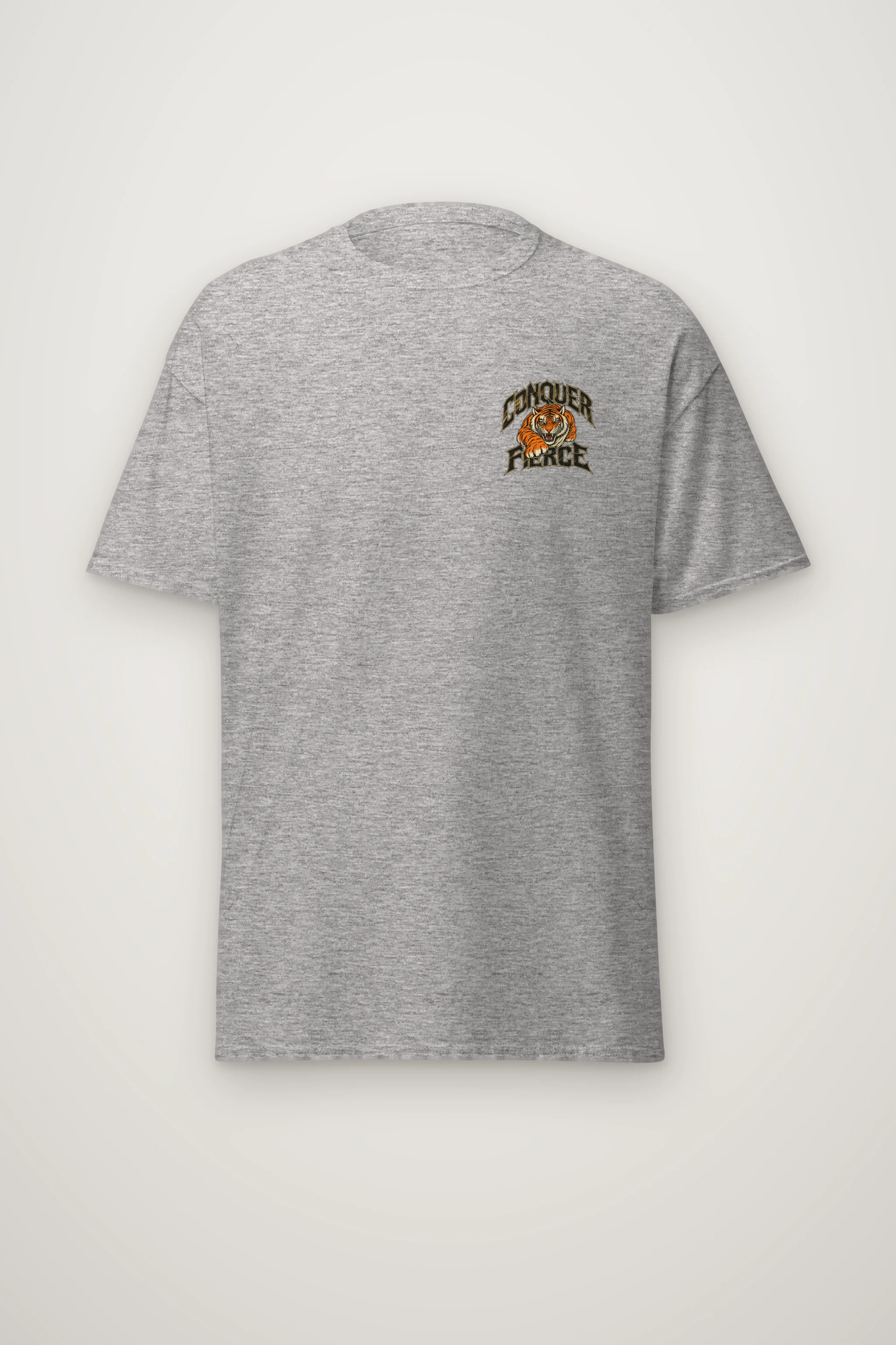"Conquer Fierce Determination" Heavyweight Unisex Crewneck T-shirt