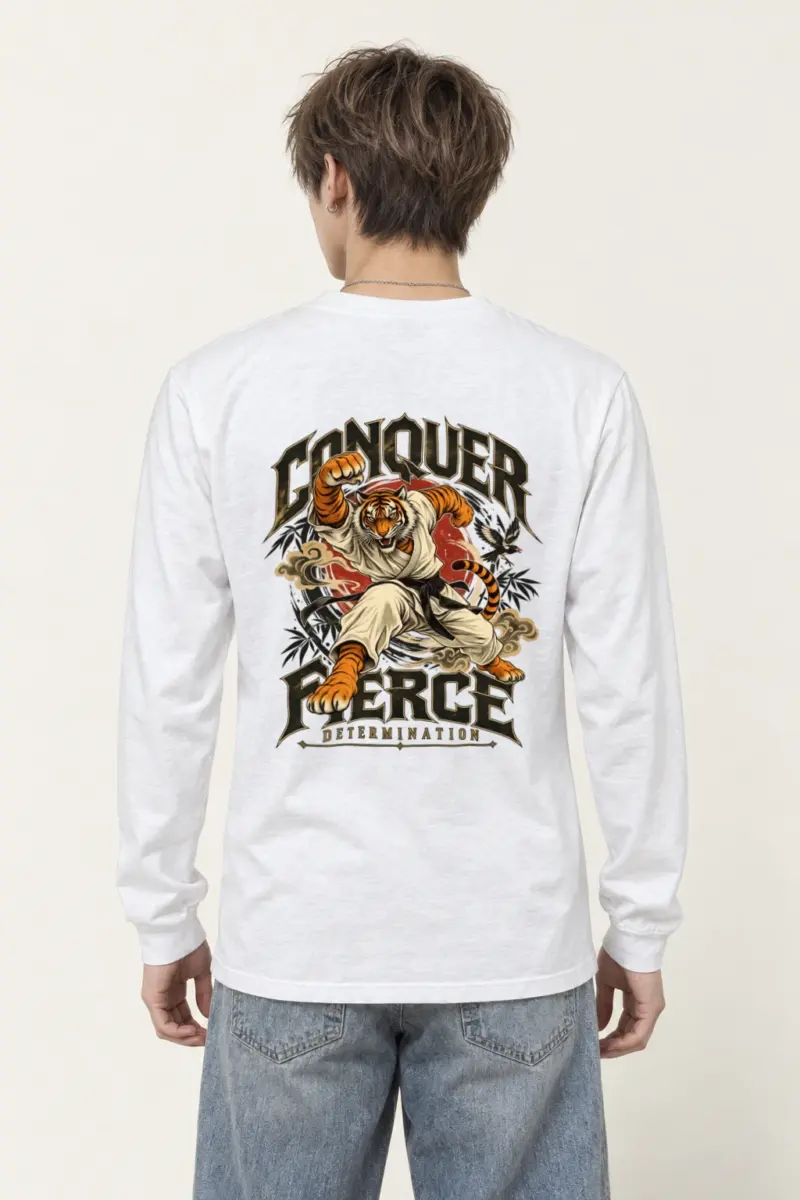 "Conquer Fierce Determination" Unisex Longsleeve T-shirt