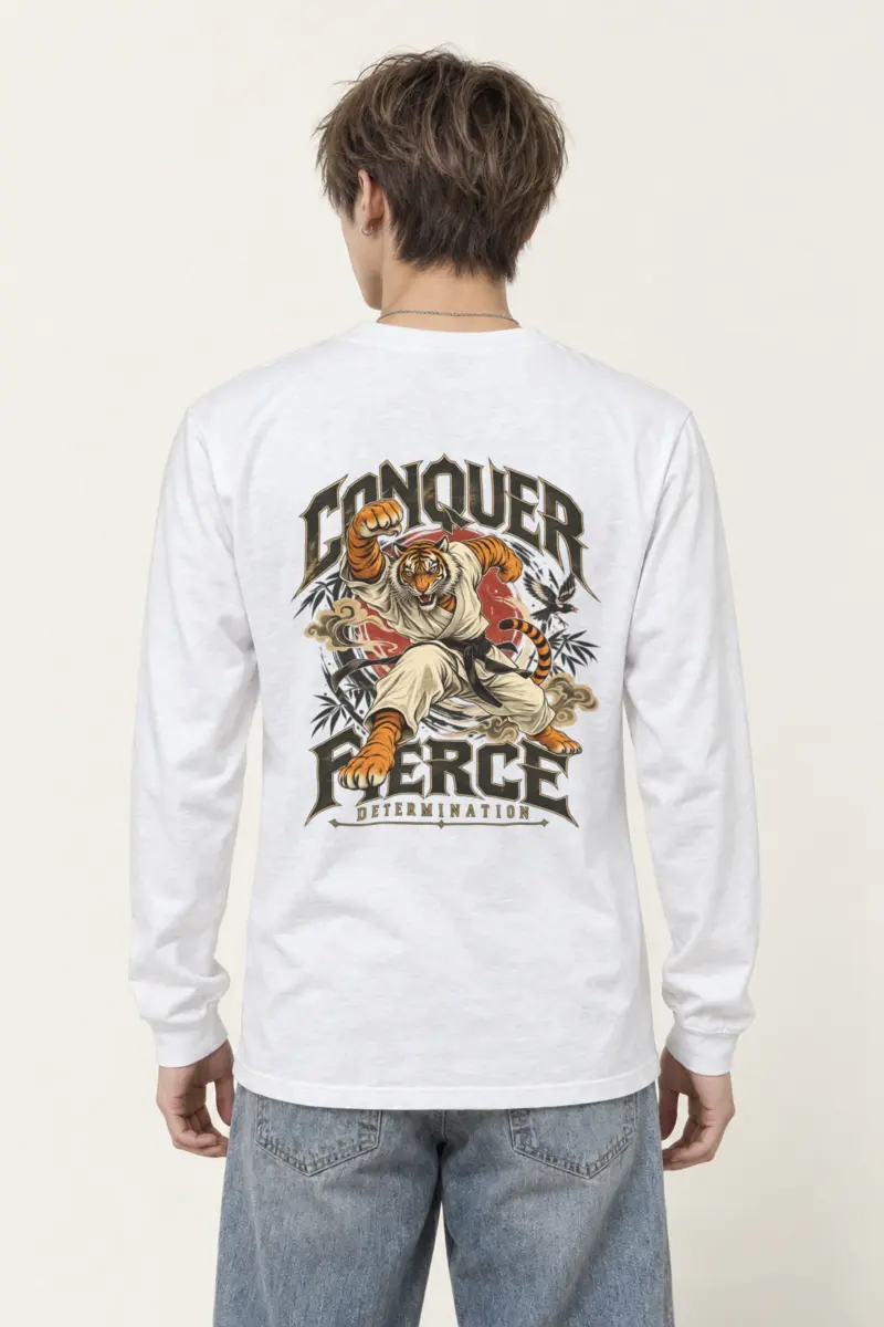 "Conquer Fierce Determination" Unisex Longsleeve T-shirt