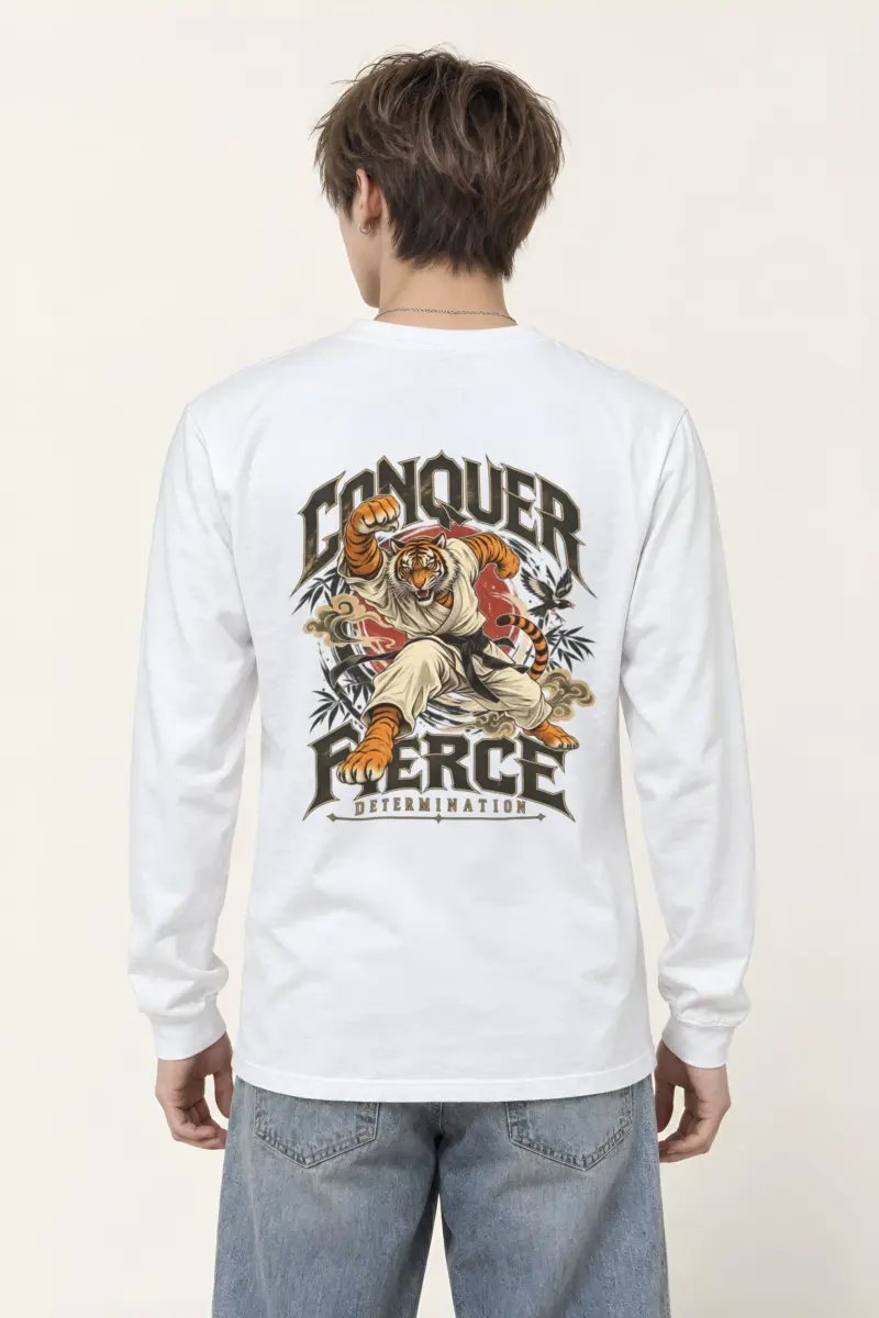 "Conquer Fierce Determination" Unisex Longsleeve T-shirt