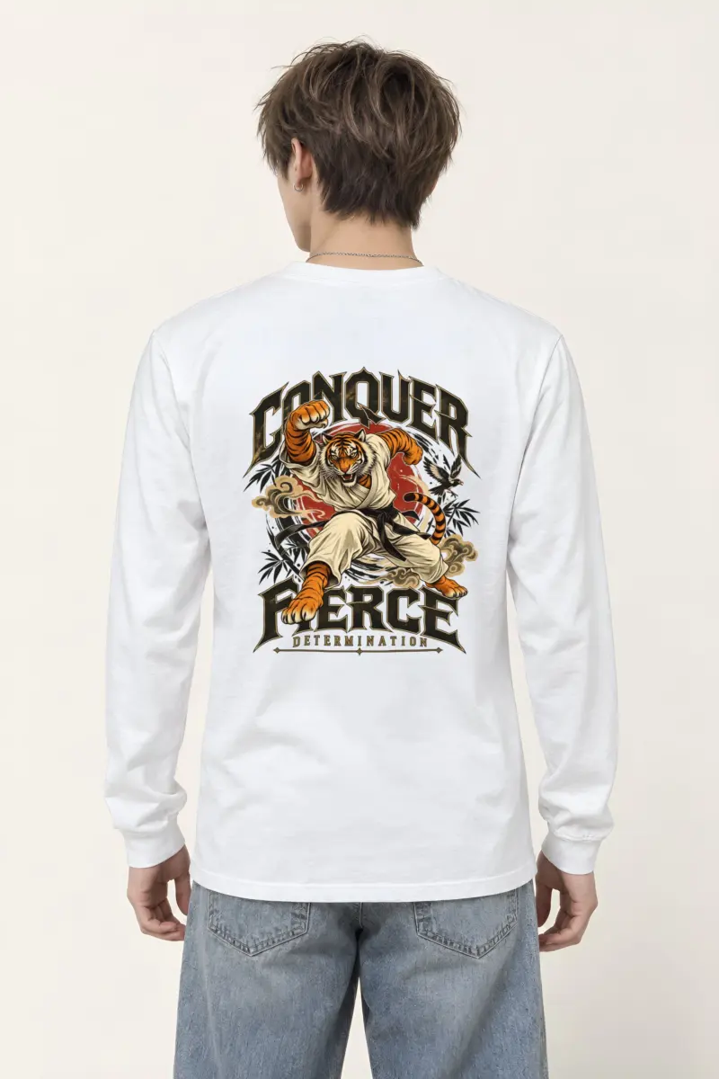 "Conquer Fierce Determination" Unisex Longsleeve T-shirt