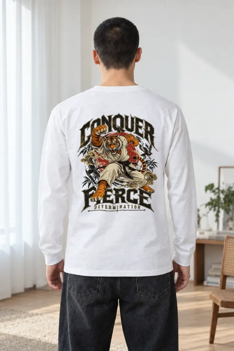 "Conquer Fierce Determination" Unisex Longsleeve T-shirt | Gildan 2400