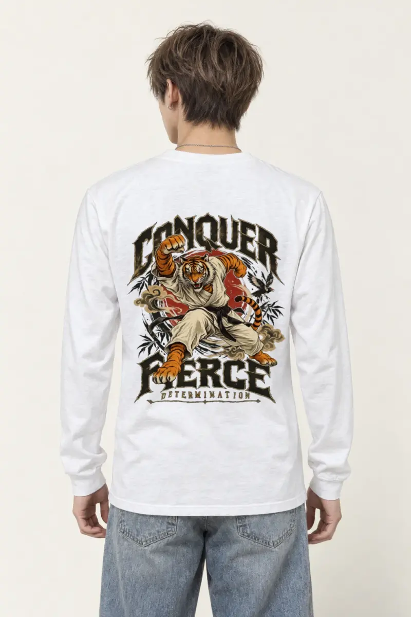 "Conquer Fierce Determination" Unisex Longsleeve T-shirt